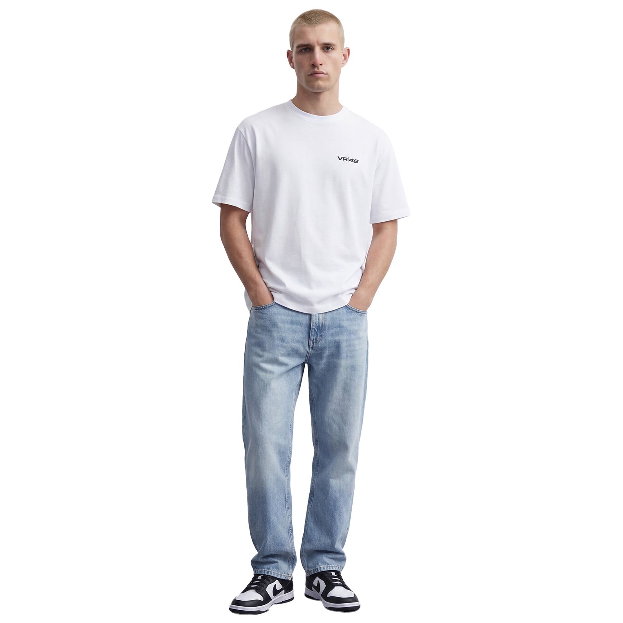 VR46 Racing Valentino Rossi T-Shirt -White, , rebel_hi-res