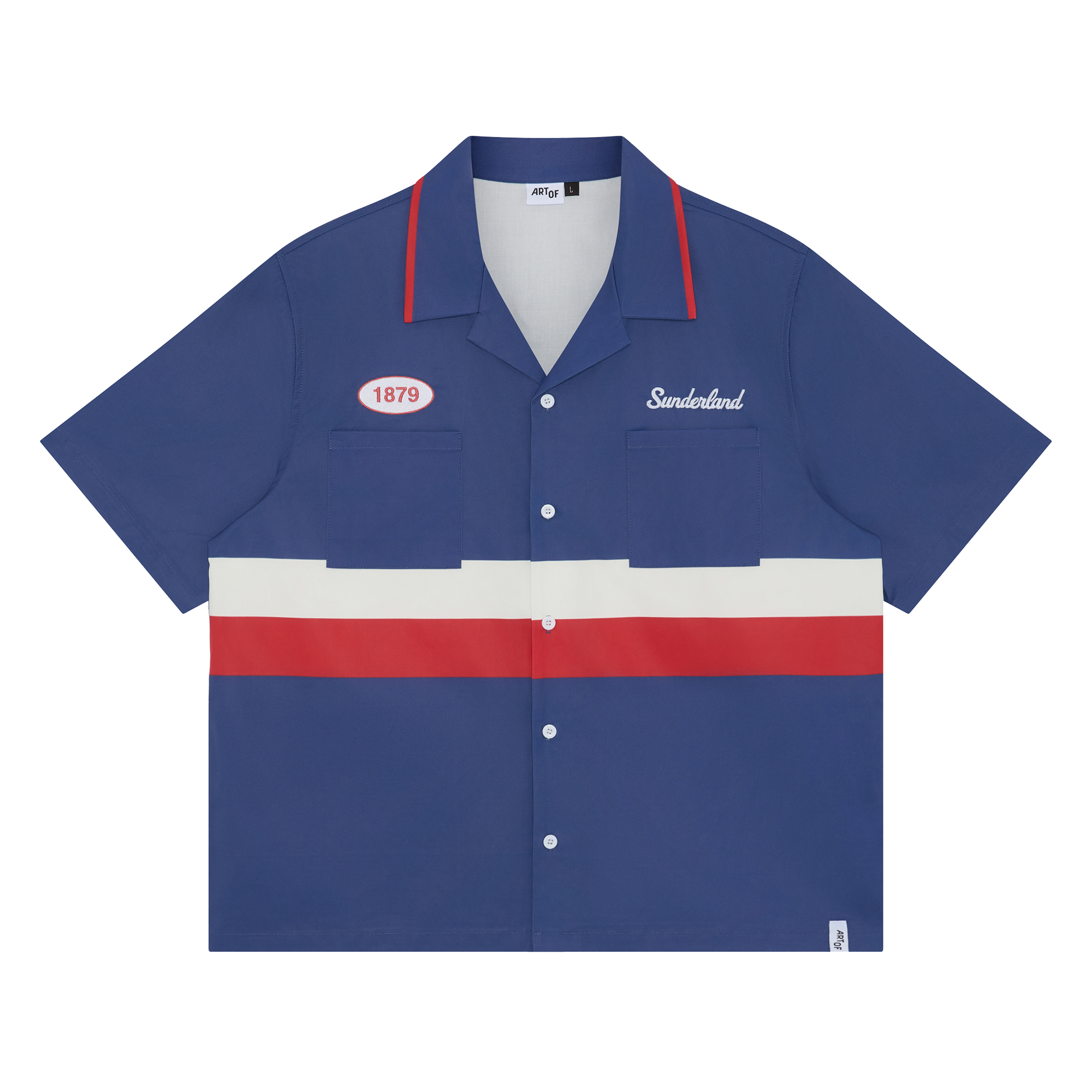 Sunderland x Art of Bowling Shirt - Navy - Unisex, , rebel_hi-res