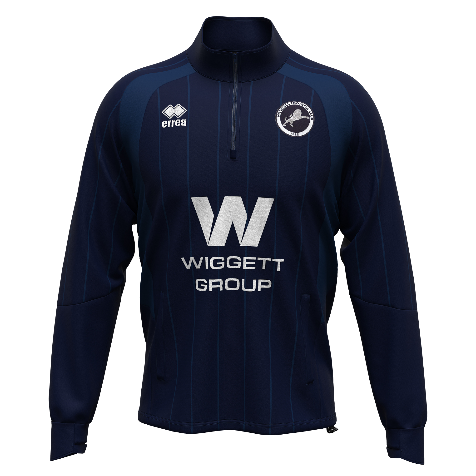 Millwall FC Errea Home Pre Match Jacket - Navy, , rebel_hi-res