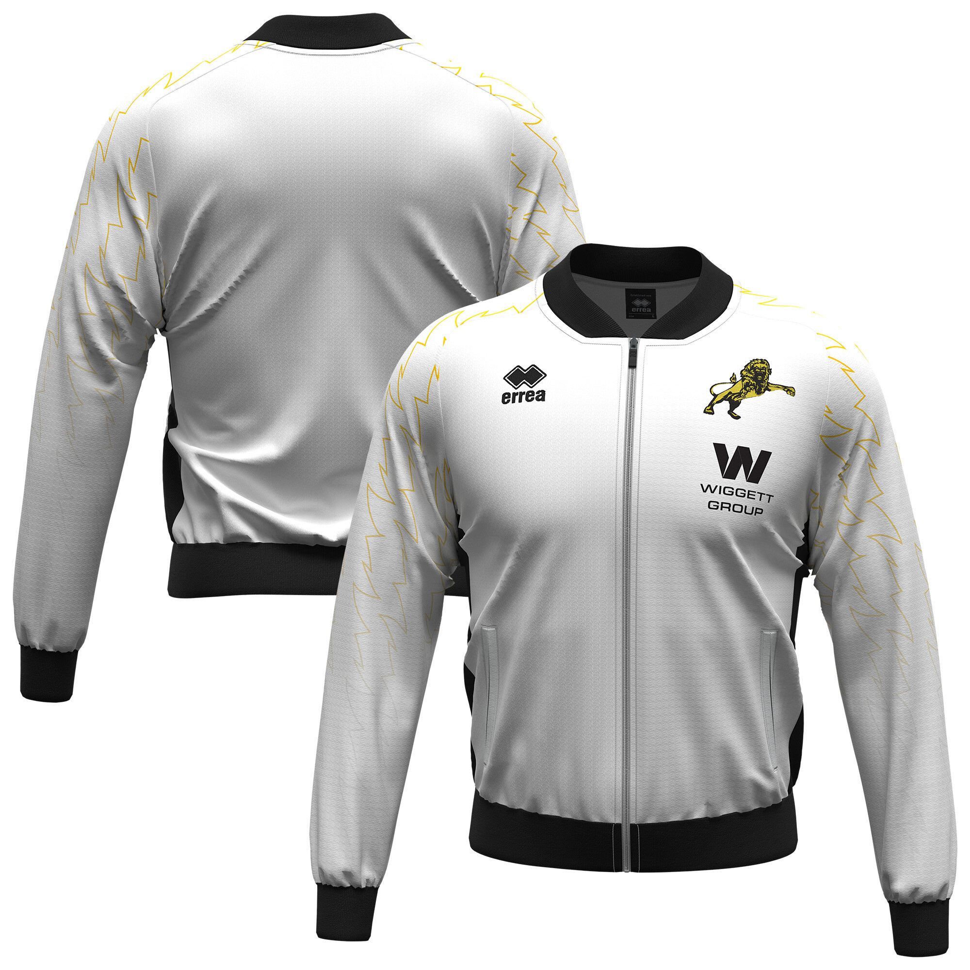 Millwall FC Errea Away Walkout Jacket - White, , rebel_hi-res