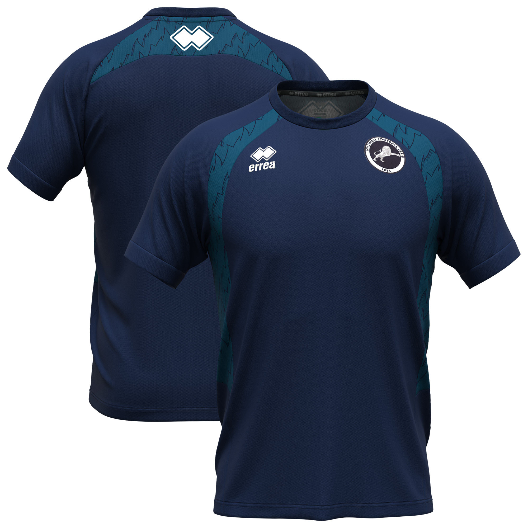 Millwall FC Errea Staff Training Top - Navy, , rebel_hi-res