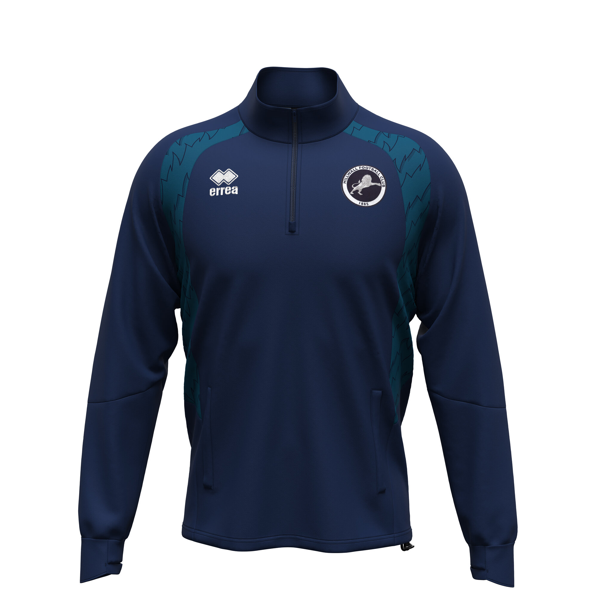 Millwall FC Errea Staff Midlayer Training Top - Navy, , rebel_hi-res
