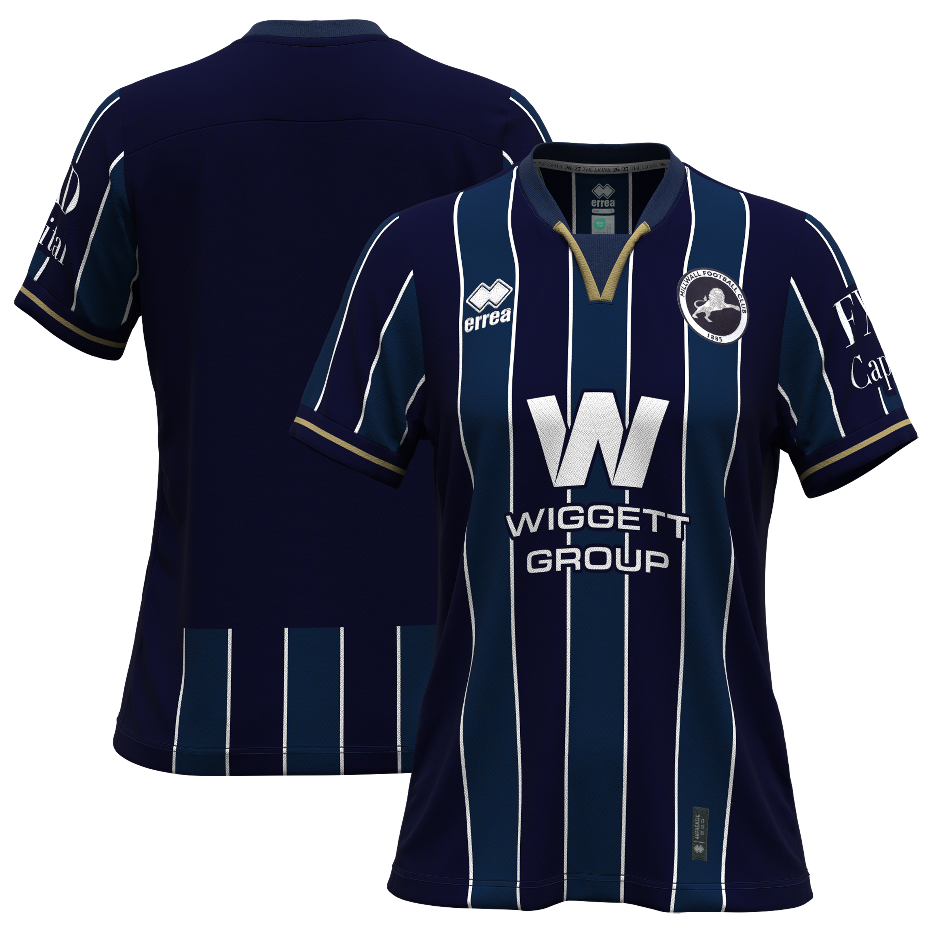 Millwall FC Errea Home Shirt 2026-27- Womens, , rebel_hi-res