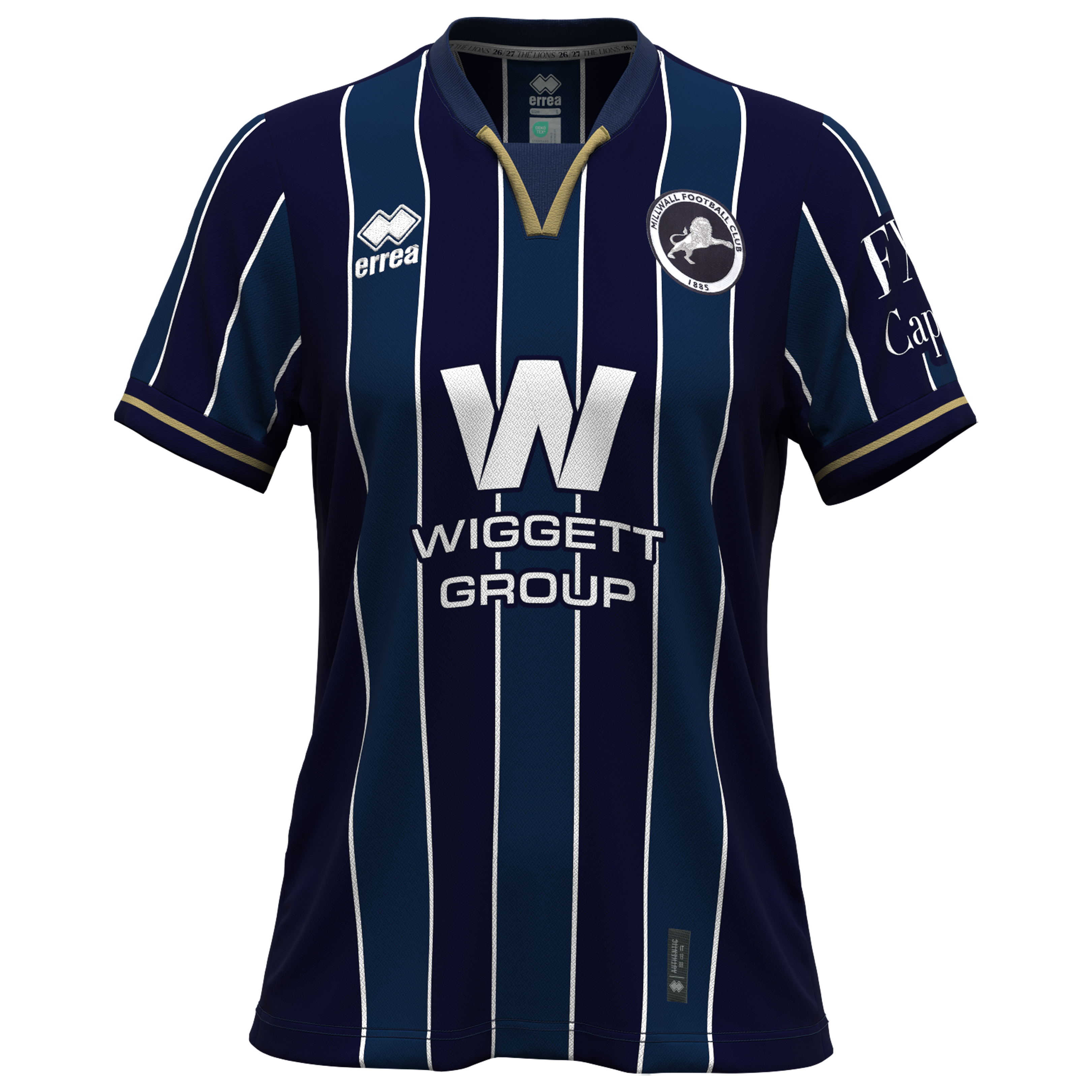 Millwall FC Errea Home Shirt 2026-27- Womens, , rebel_hi-res
