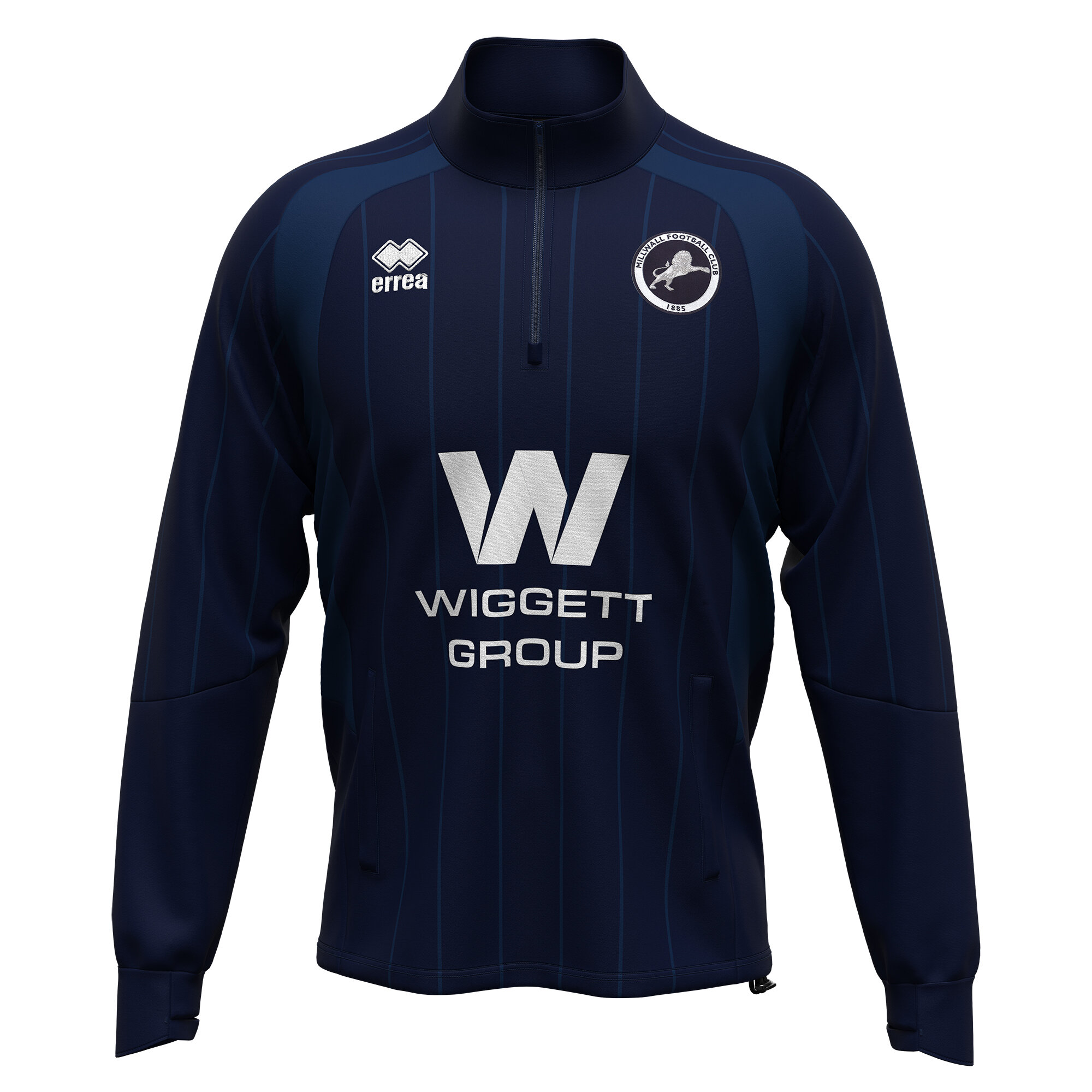 Millwall FC Errea Home Pre Match Jacket - Navy - Kids, , rebel_hi-res