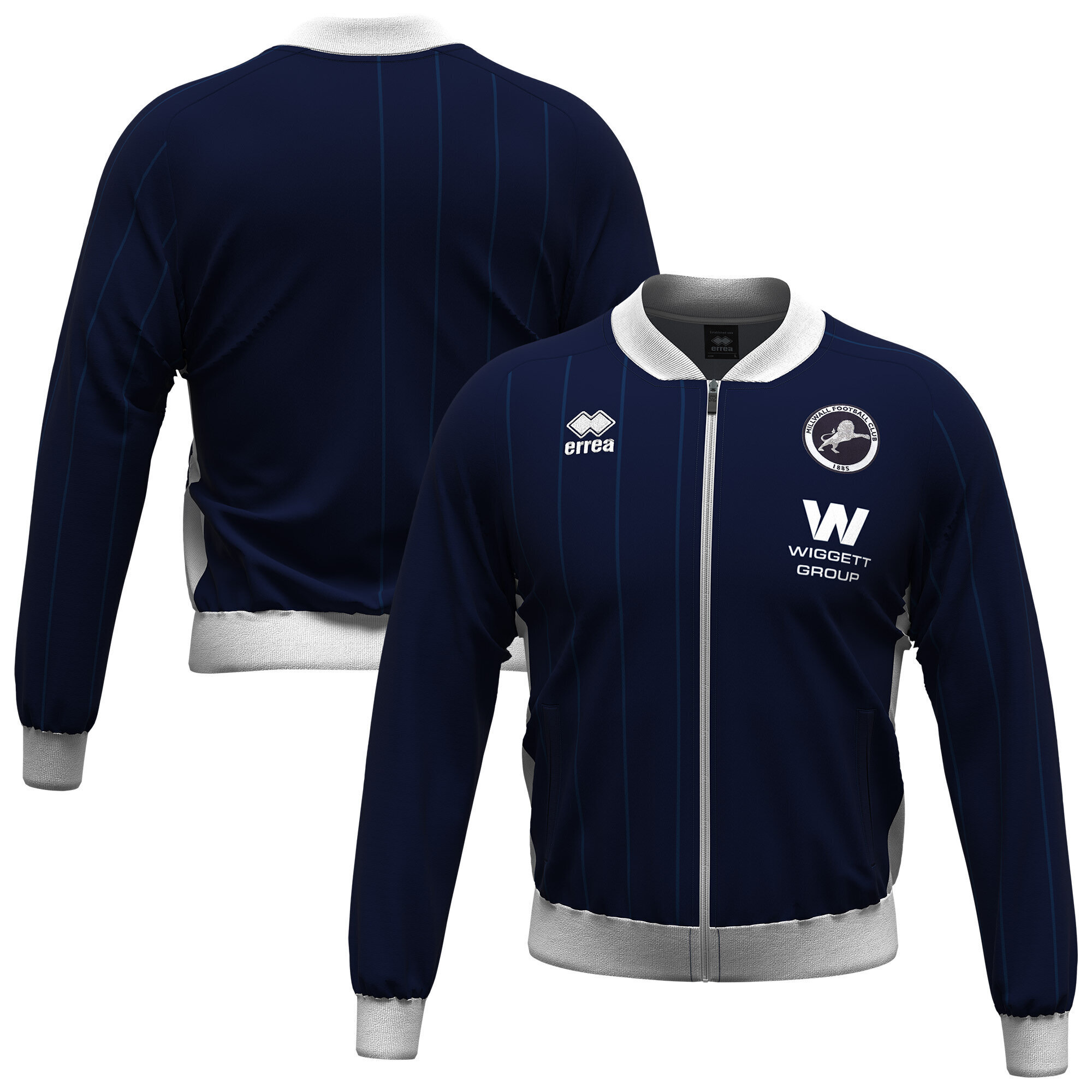 Millwall FC Errea Home Walkout Jacket - Navy - Kids, , rebel_hi-res
