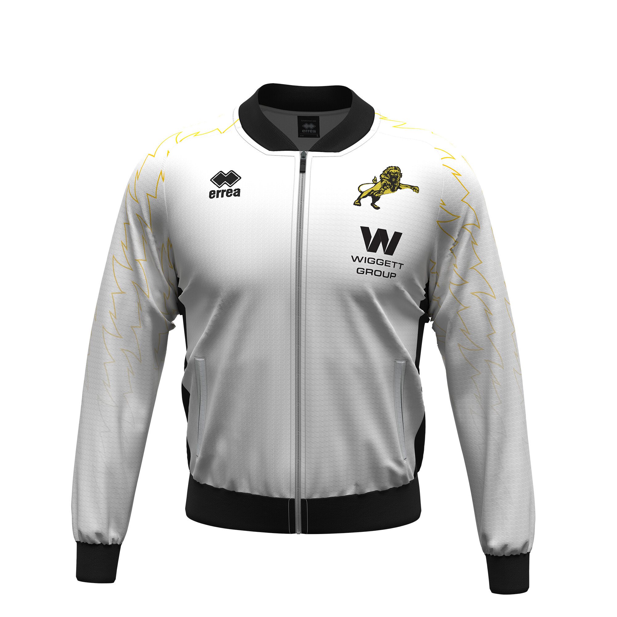 Millwall FC Errea Away Walkout Jacket - White - Kids, , rebel_hi-res