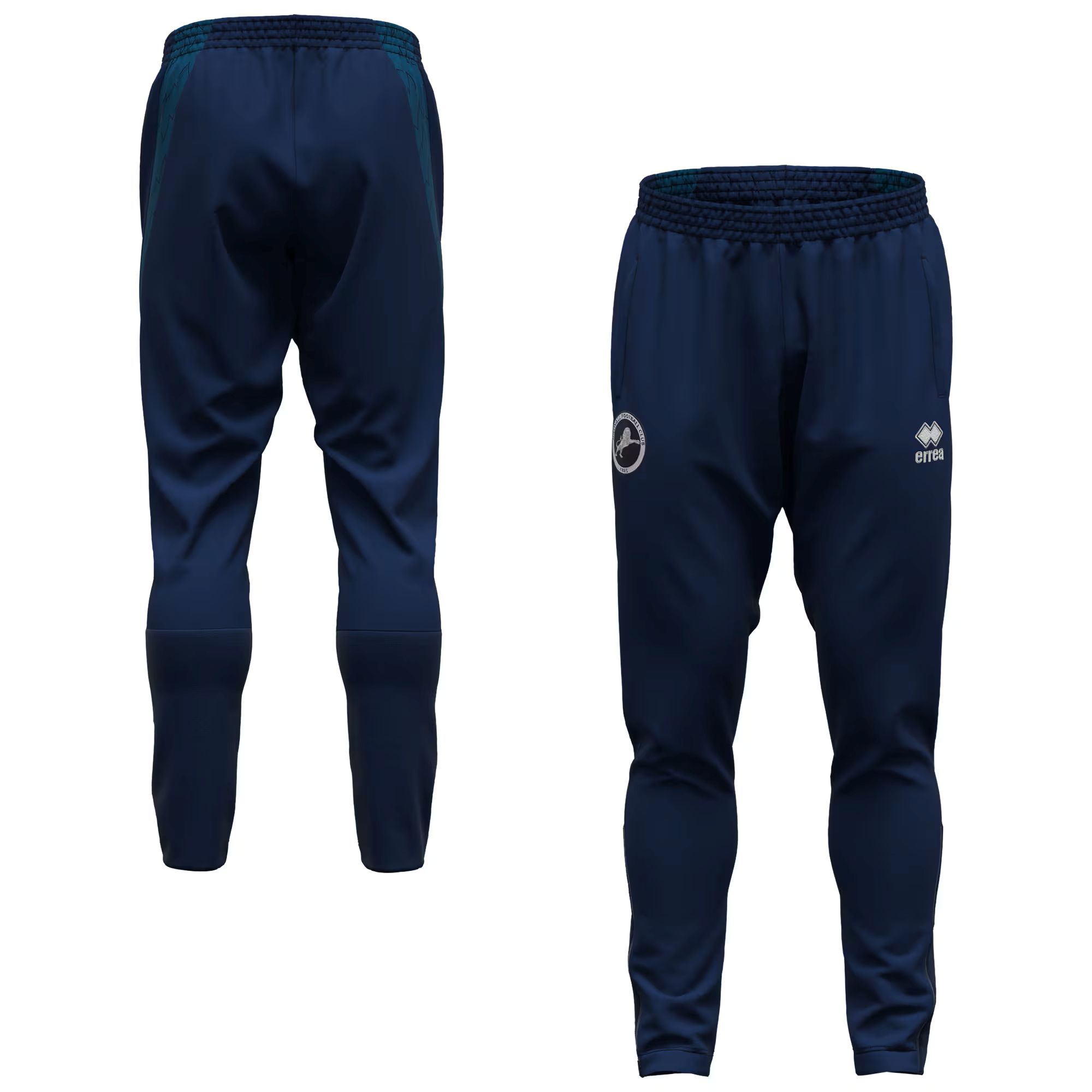 Millwall FC Errea Training Pants - Petrol Blue - Kids, , rebel_hi-res