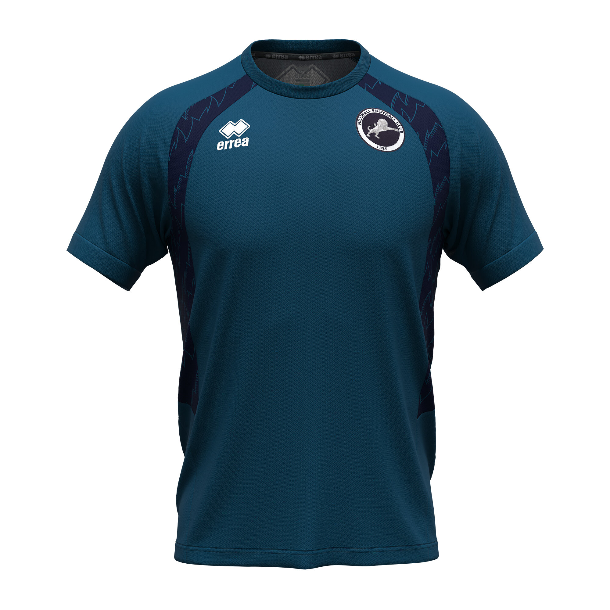 Millwall FC Errea Players Training Top - Petrol Blue - Kids, , rebel_hi-res