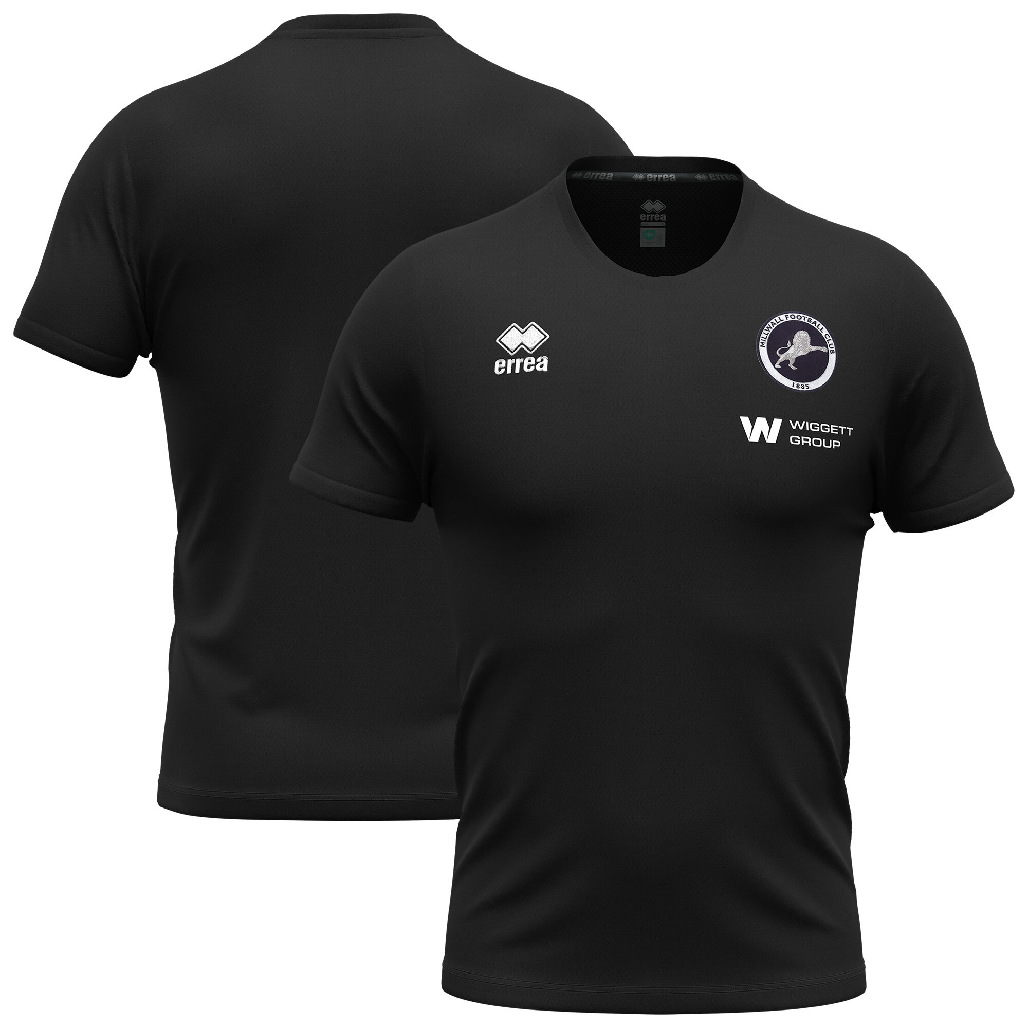 Millwall FC Errea Travel Top - Black - Kids, , rebel_hi-res