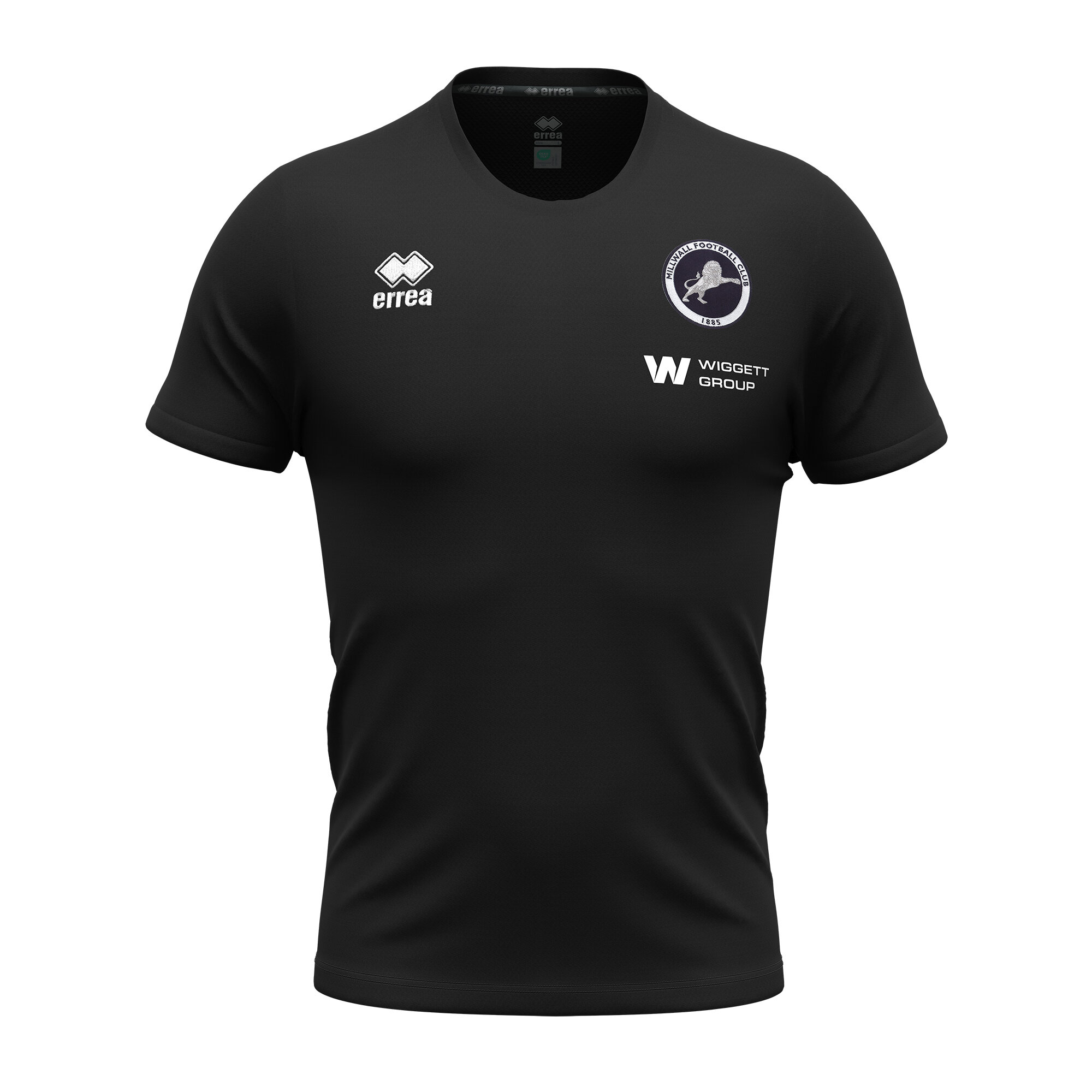 Millwall FC Errea Travel Top - Black - Kids, , rebel_hi-res