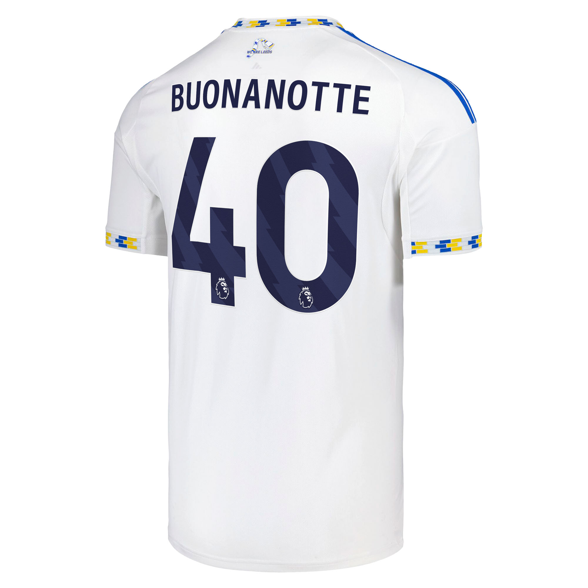 Leeds United adidas Home Shirt 2025-26 with Buonanotte 40 printing, , rebel_hi-res