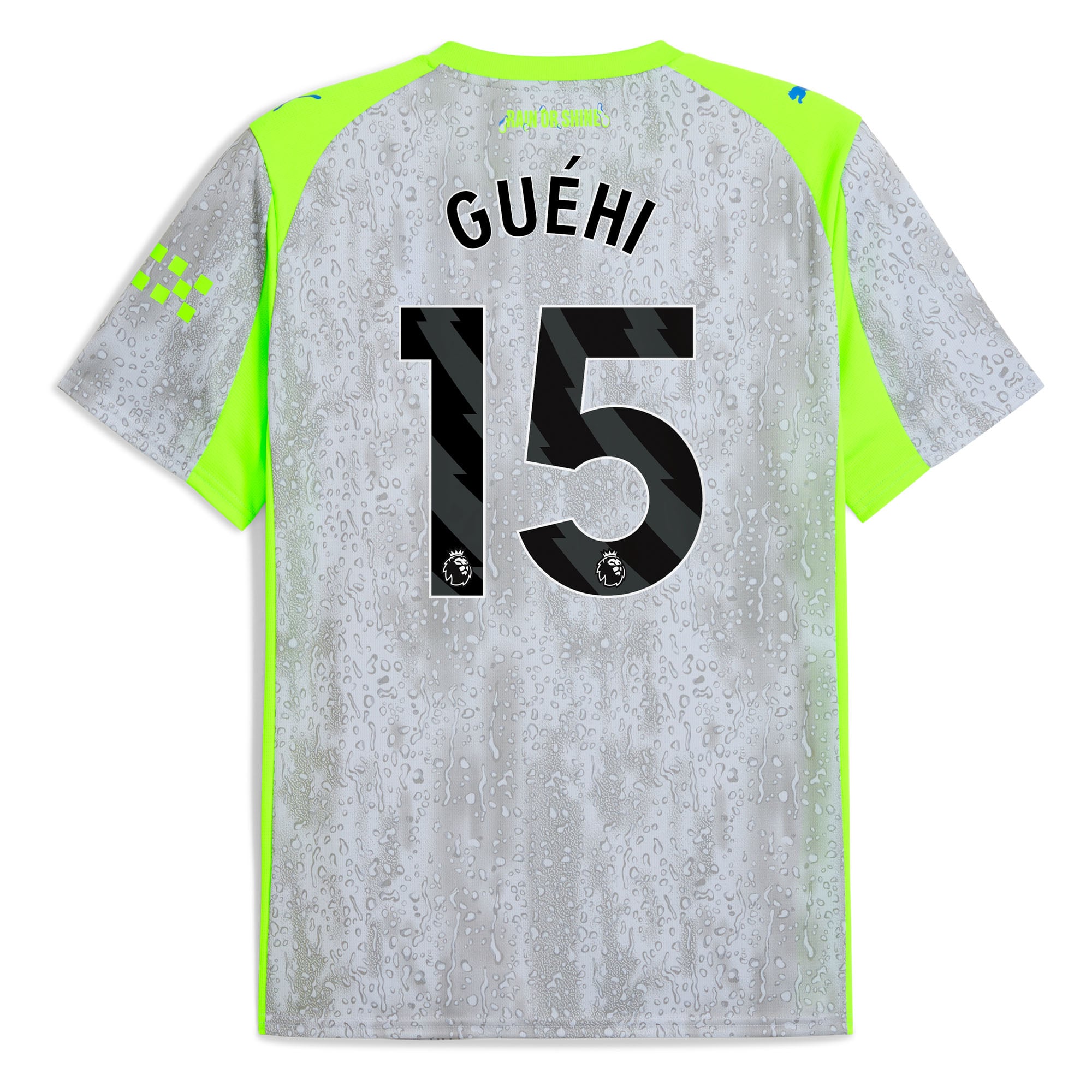 Manchester City PUMA Third Shirt 2025-26 with Gu&eacute;hi 15 printing, , rebel_hi-res