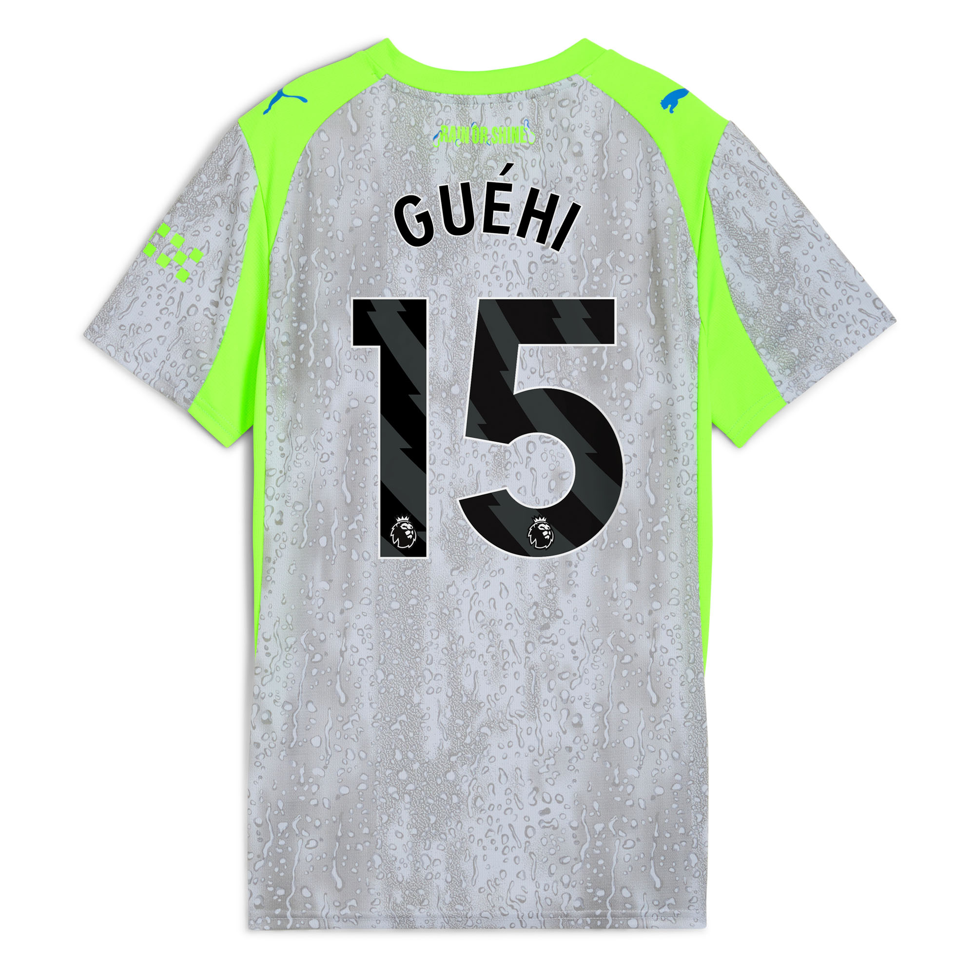 Manchester City PUMA Third Shirt 2025-26 - Womens with Gu&eacute;hi 15 printing, , rebel_hi-res