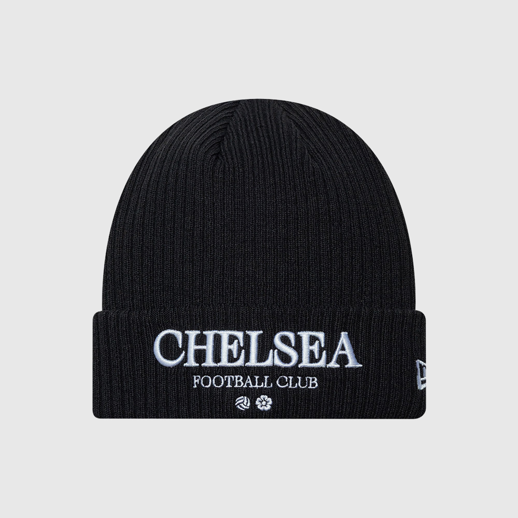Chelsea New Era Ribbed Cuffed Beanie - Navy