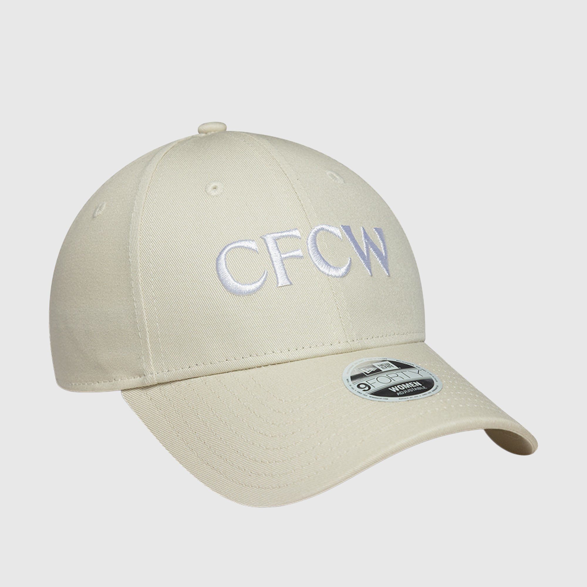 Chelsea New Era CFCW 9FORTY Cap - Ivory, , rebel_hi-res