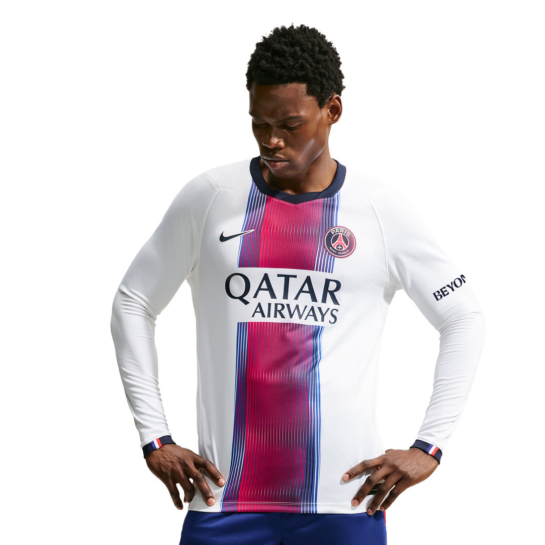 PSG Nike Away Stadium Long Sleeve Shirt 2026-27, , rebel_hi-res
