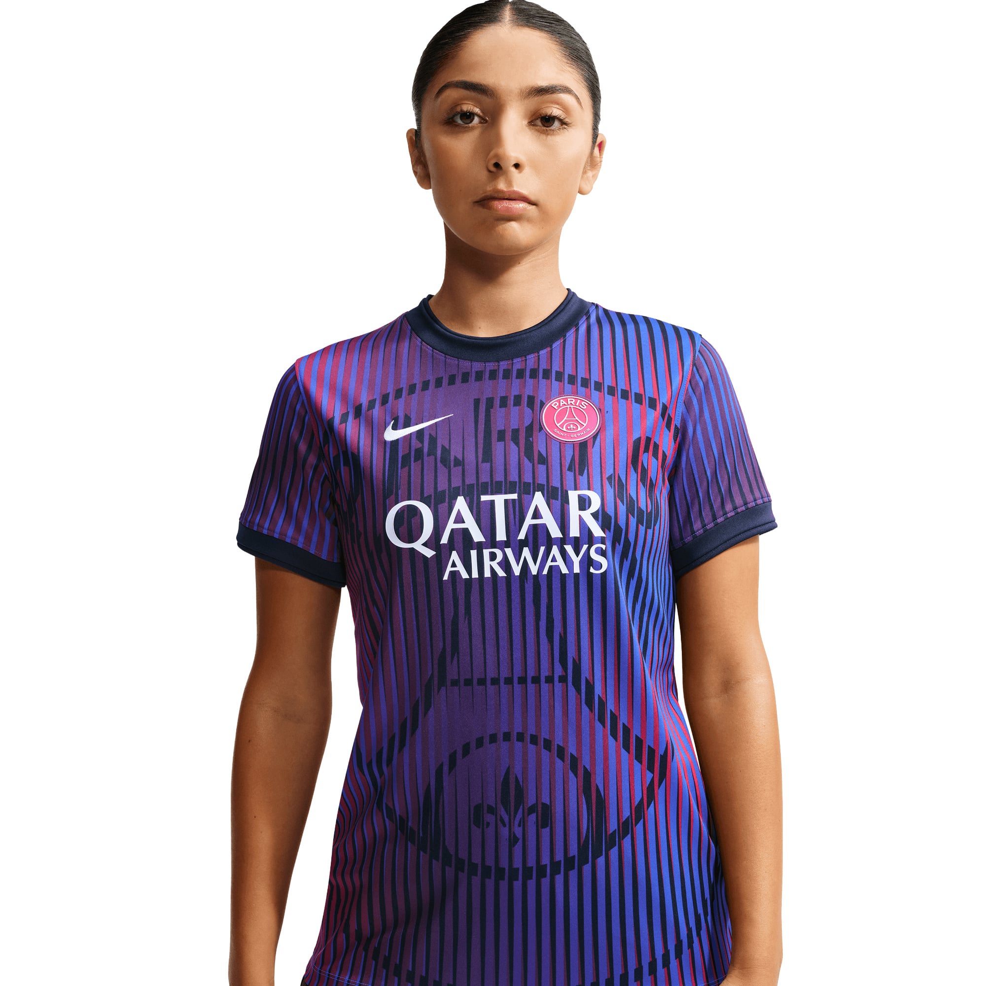 PSG Nike Away Pre Match Top - Navy - Womens, , rebel_hi-res
