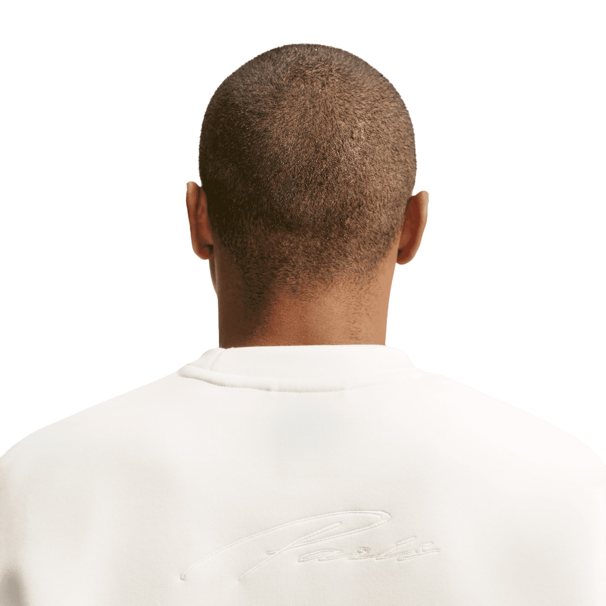 PSG Nike Tech Fleece Crew Sweatshirt - Sail, , rebel_hi-res