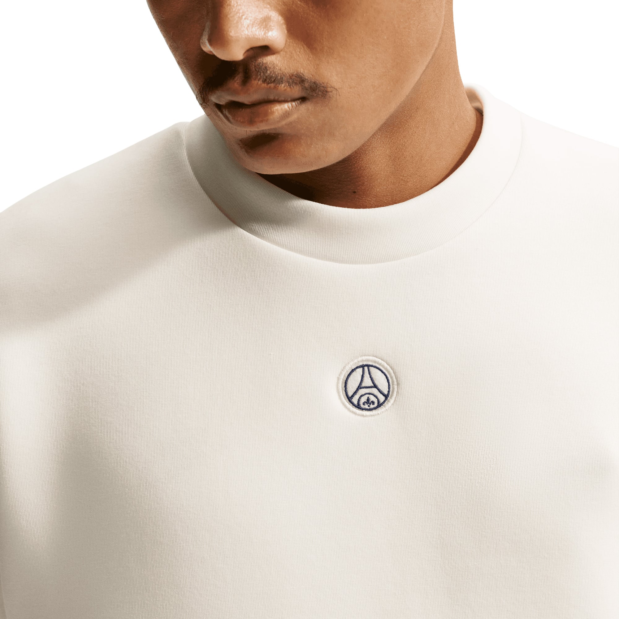 PSG Nike Tech Fleece Crew Sweatshirt - Sail, , rebel_hi-res