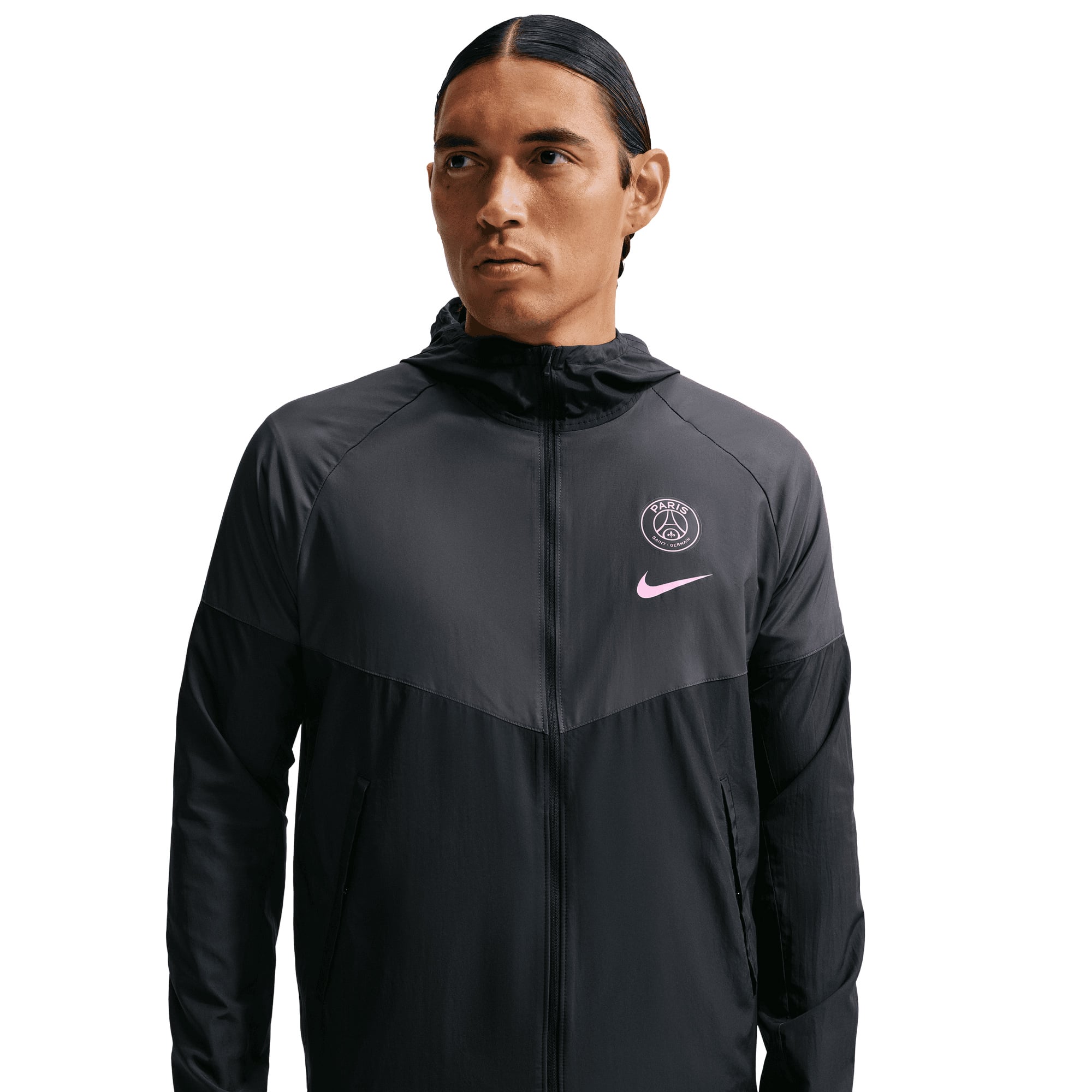 PSG Nike Run Jacket - Black