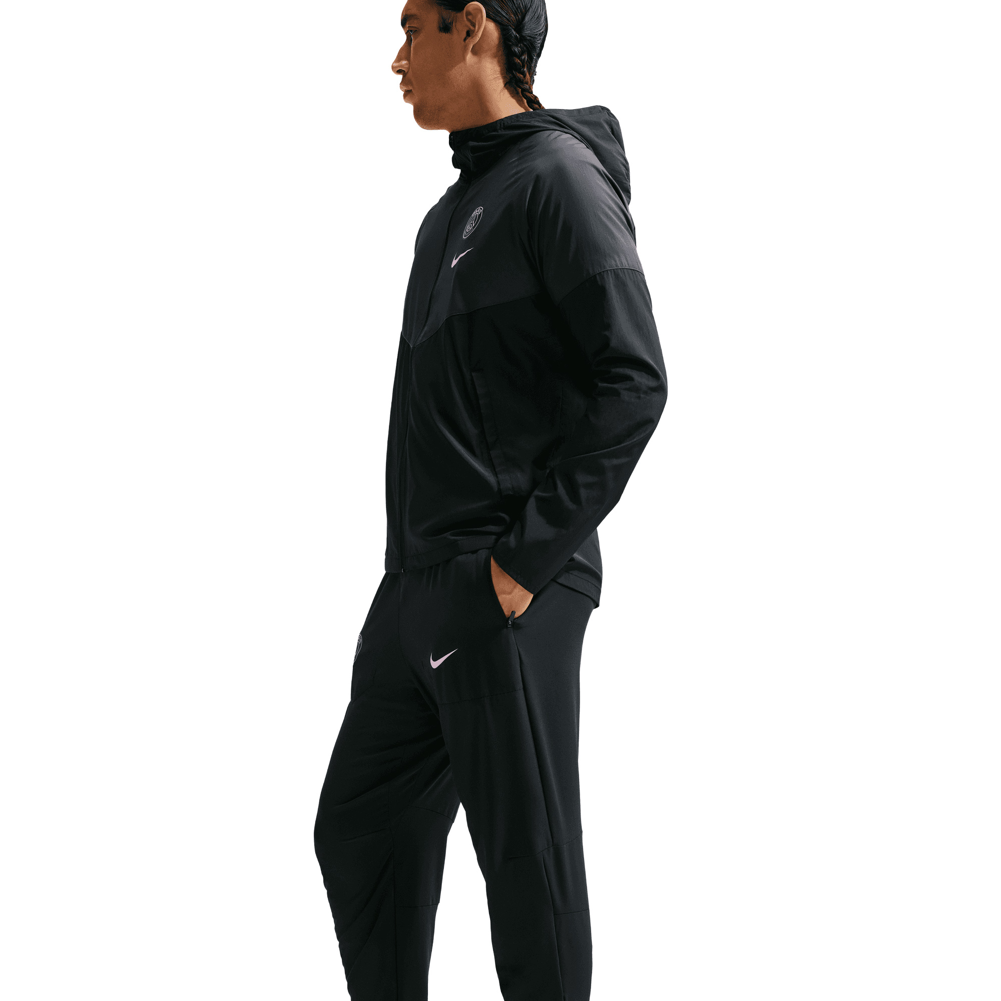 PSG Nike Running Pants - Black, , rebel_hi-res