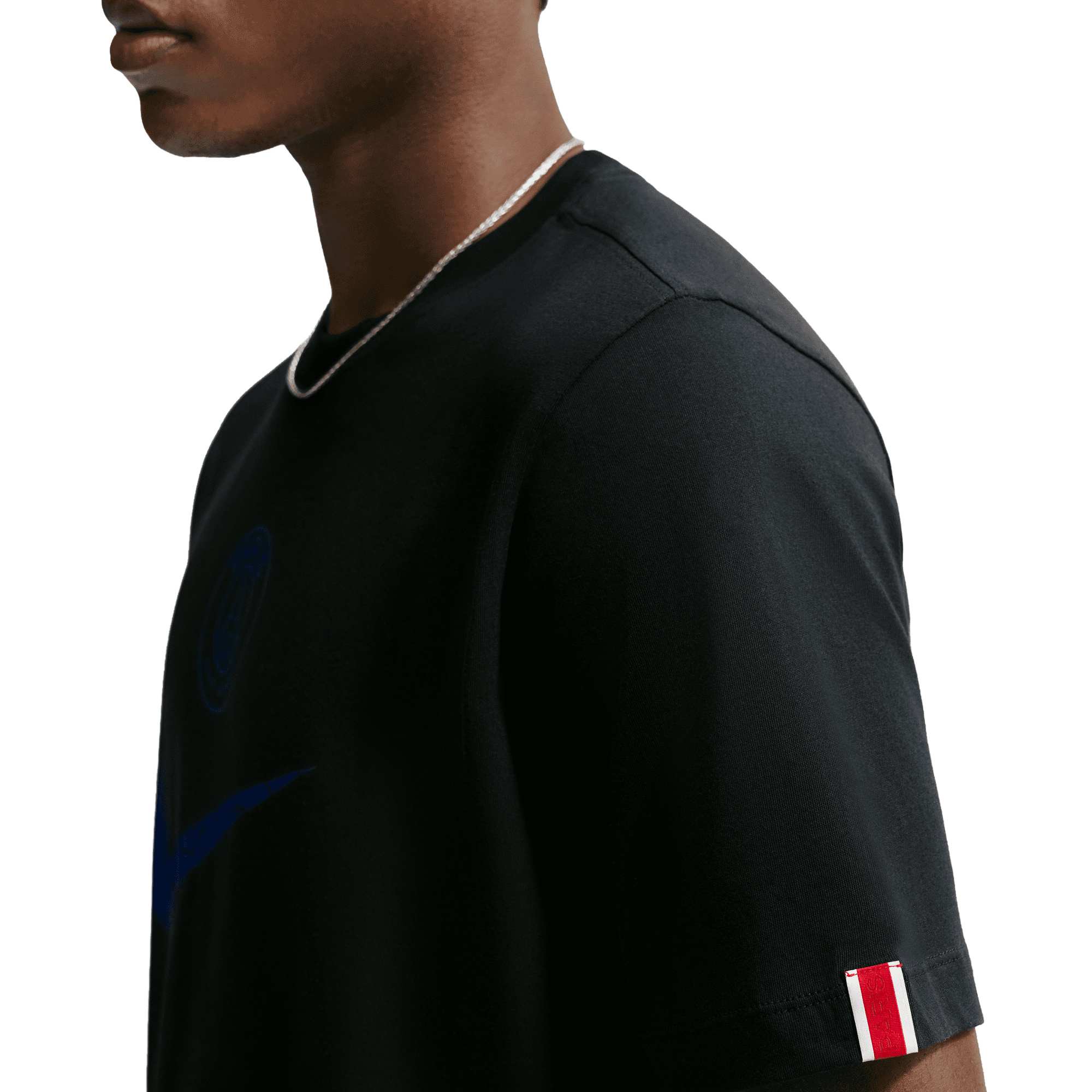 PSG Nike Swoosh T-Shirt - Black, , rebel_hi-res