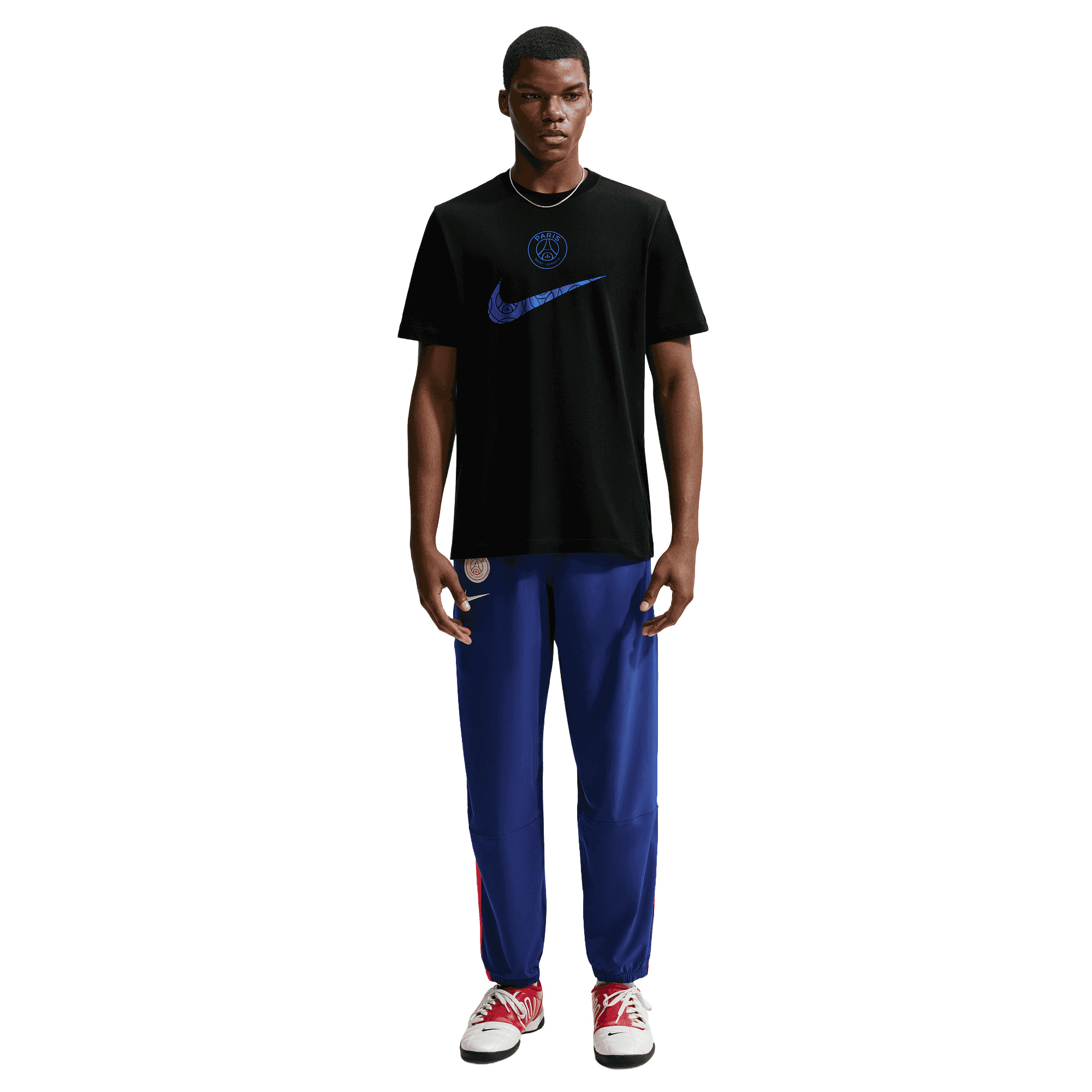 PSG Nike Swoosh T-Shirt - Black, , rebel_hi-res