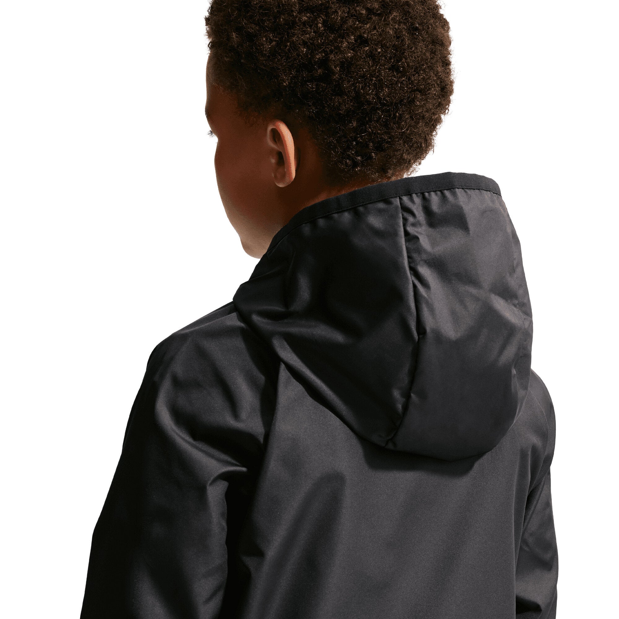 PSG Nike Academy Pro Hooded Rain Jacket - Black - Kids, , rebel_hi-res