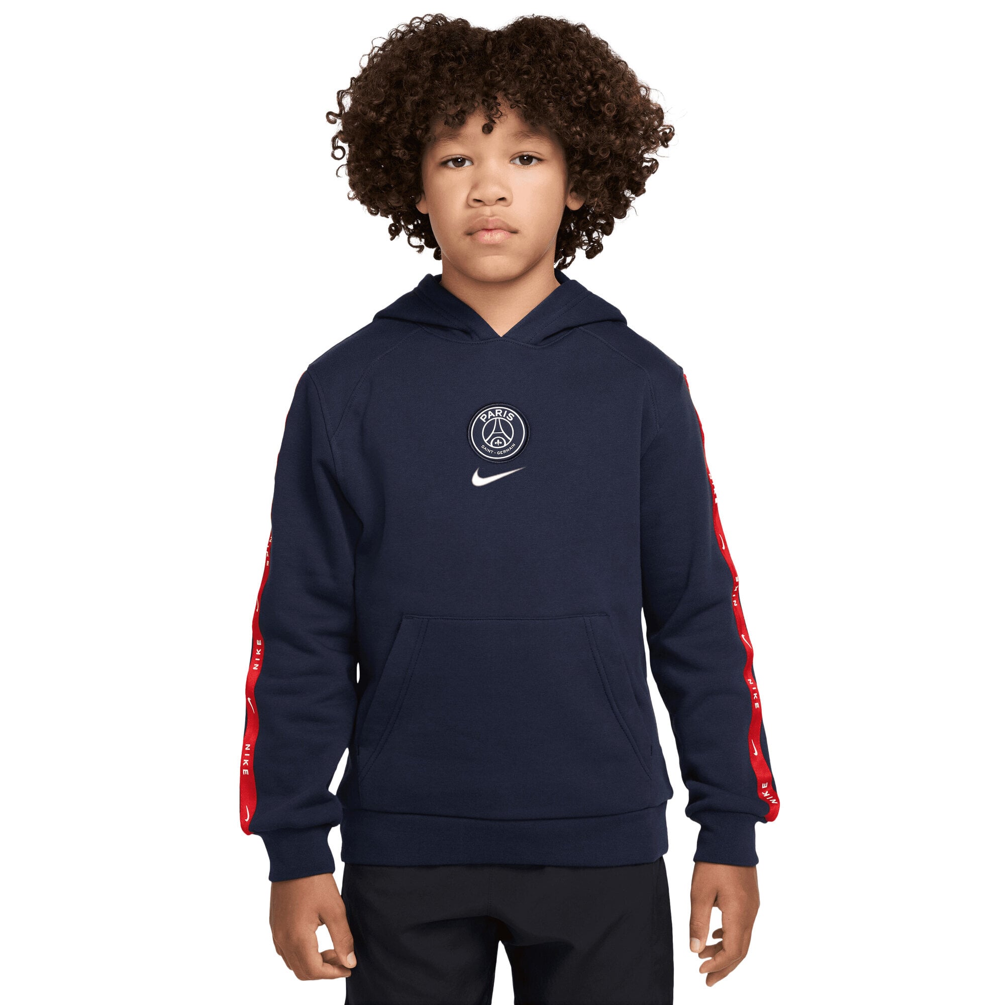 PSG Nike Fleece Hoodie - College Navy - Kids, , rebel_hi-res