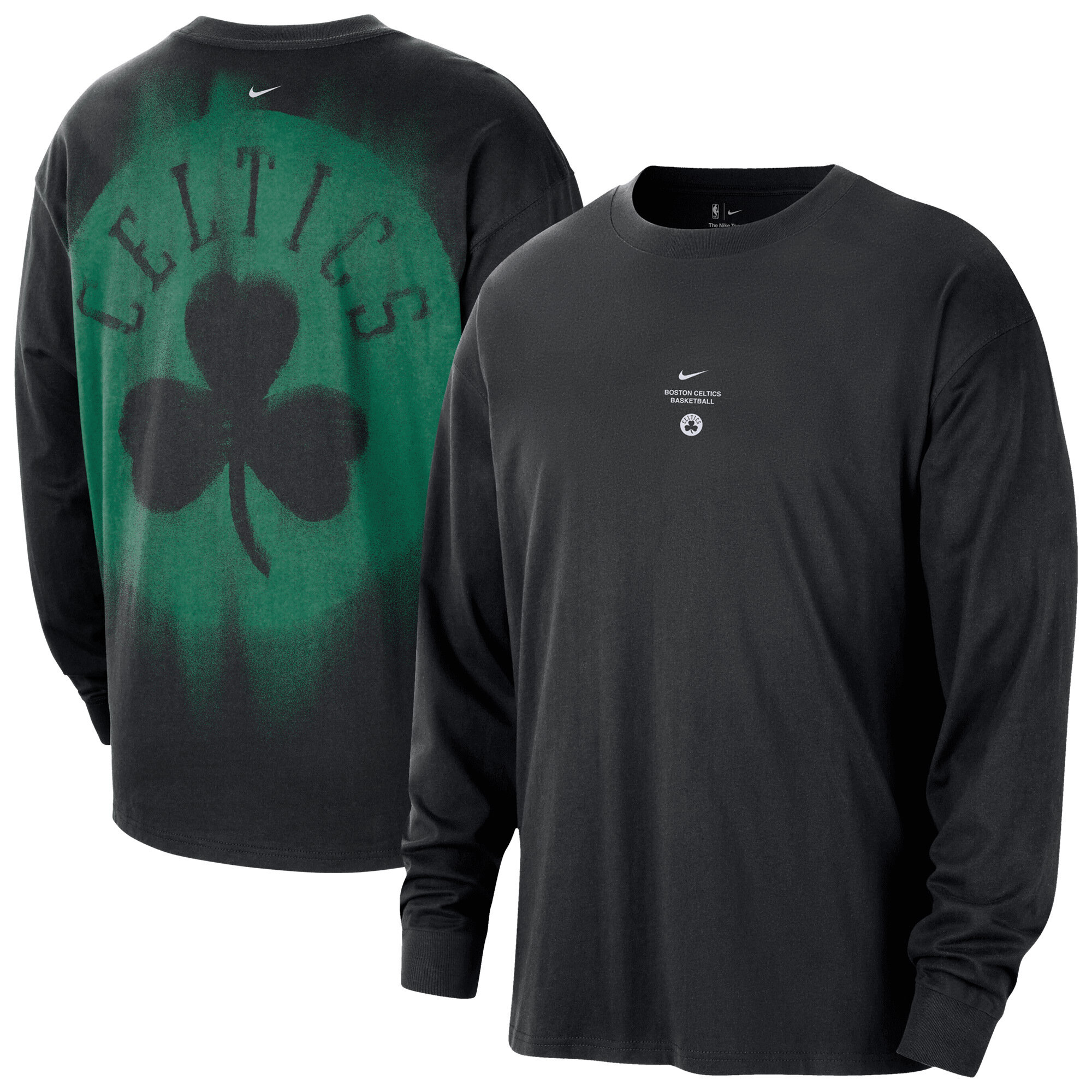 Boston Celtics Nike 2026 Standard Issue Pre-Game Performance Long Sleeve T-Shirt - Mens, , rebel_hi-res