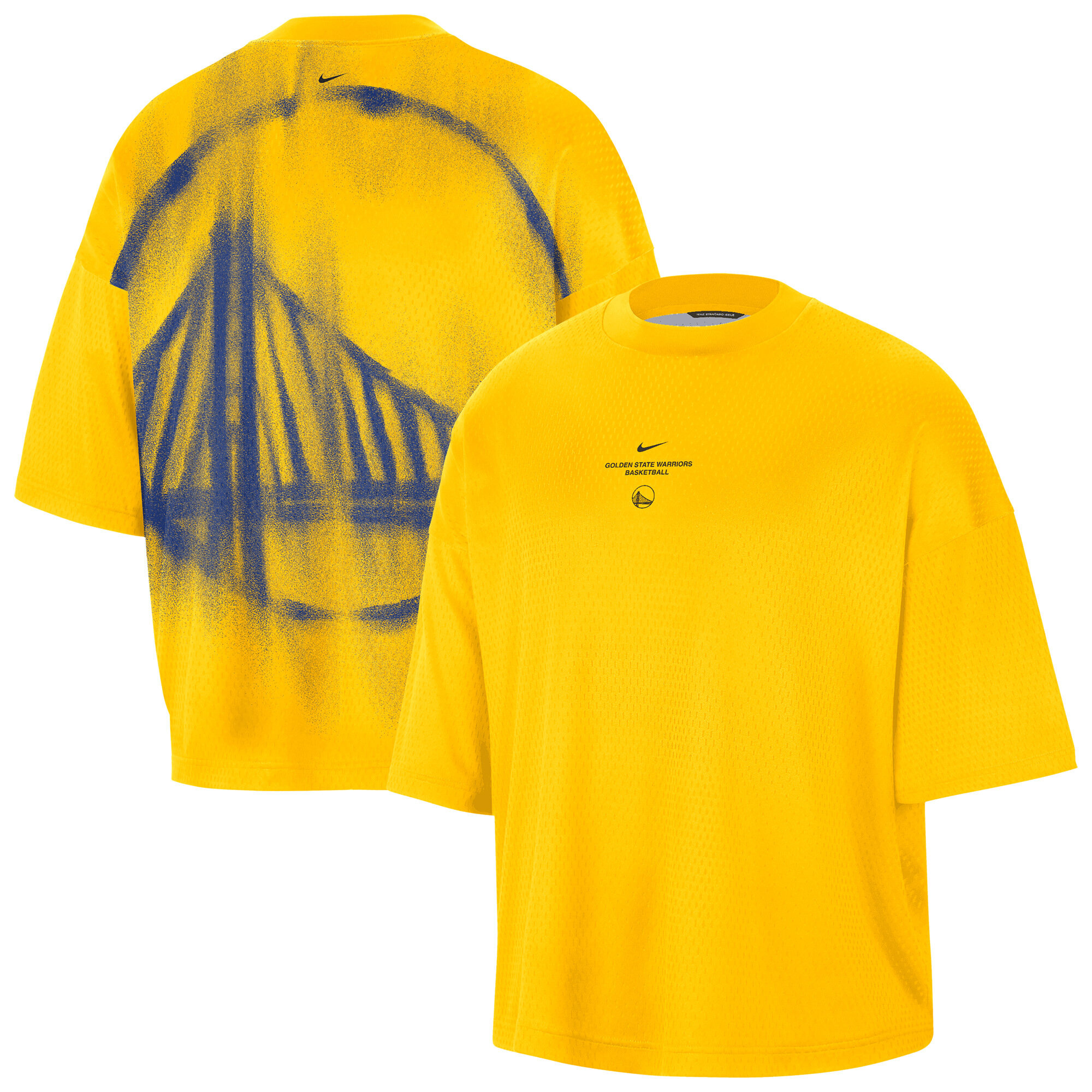 Golden State Warriors Nike 2026 Standard Issue Pre-Game Performance T-Shirt - Mens, , rebel_hi-res