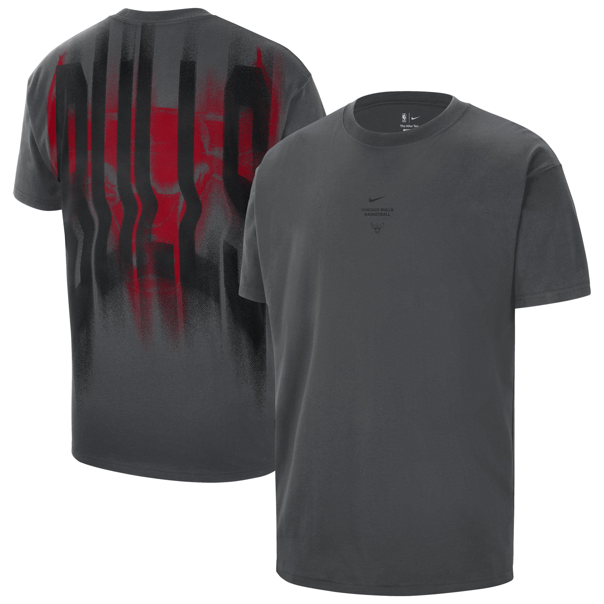 Chicago Bulls Nike 2026 Standard Issue Pre-Game Max 90 T-Shirt &ndash; Mens, , rebel_hi-res