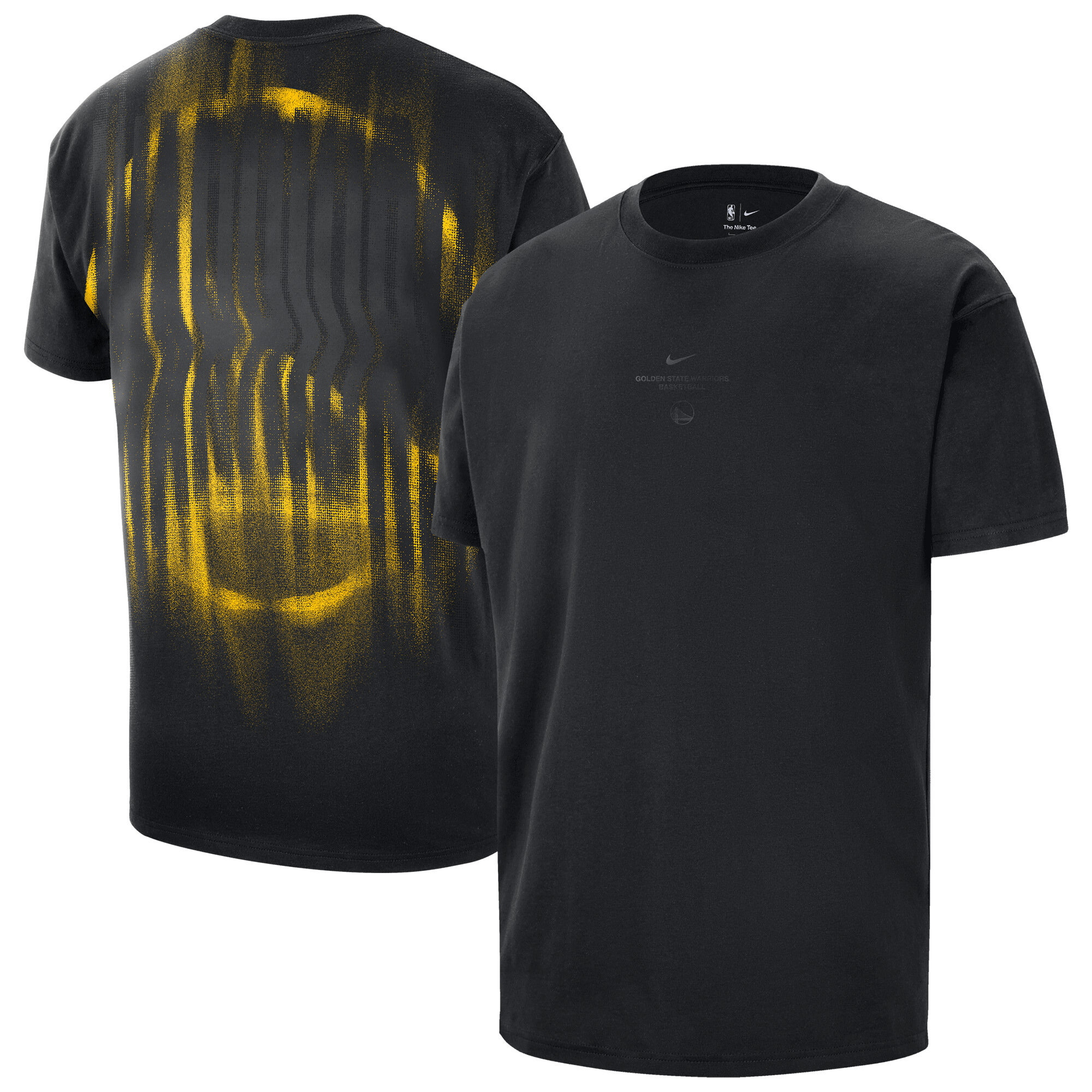 Golden State Warriors Nike 2026 Standard Issue Pre-Game Max 90 T-Shirt - Mens, , rebel_hi-res