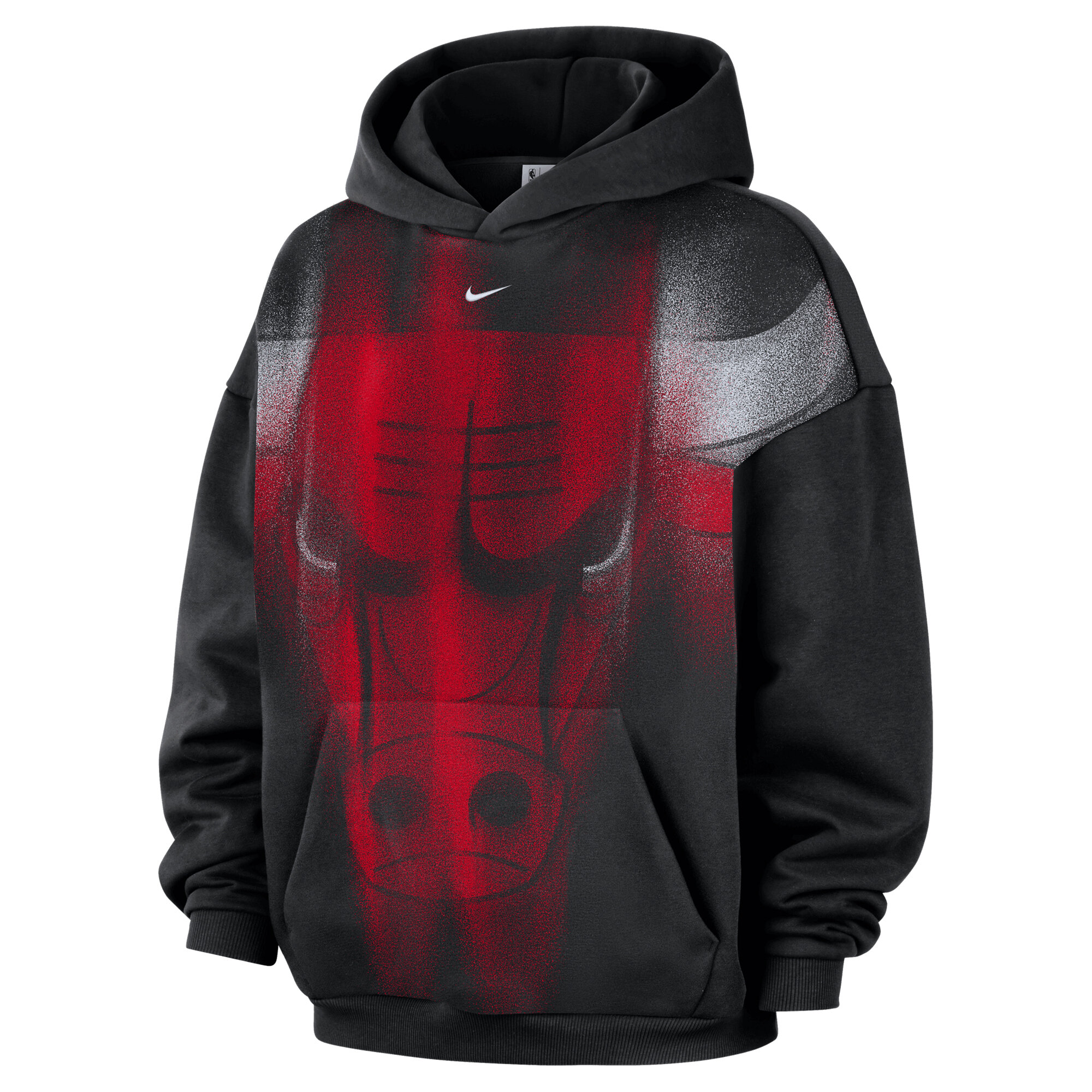 Chicago Bulls Nike 2026 Standard Issue Practice Icon Fleece Pullover Hoodie - Mens, , rebel_hi-res