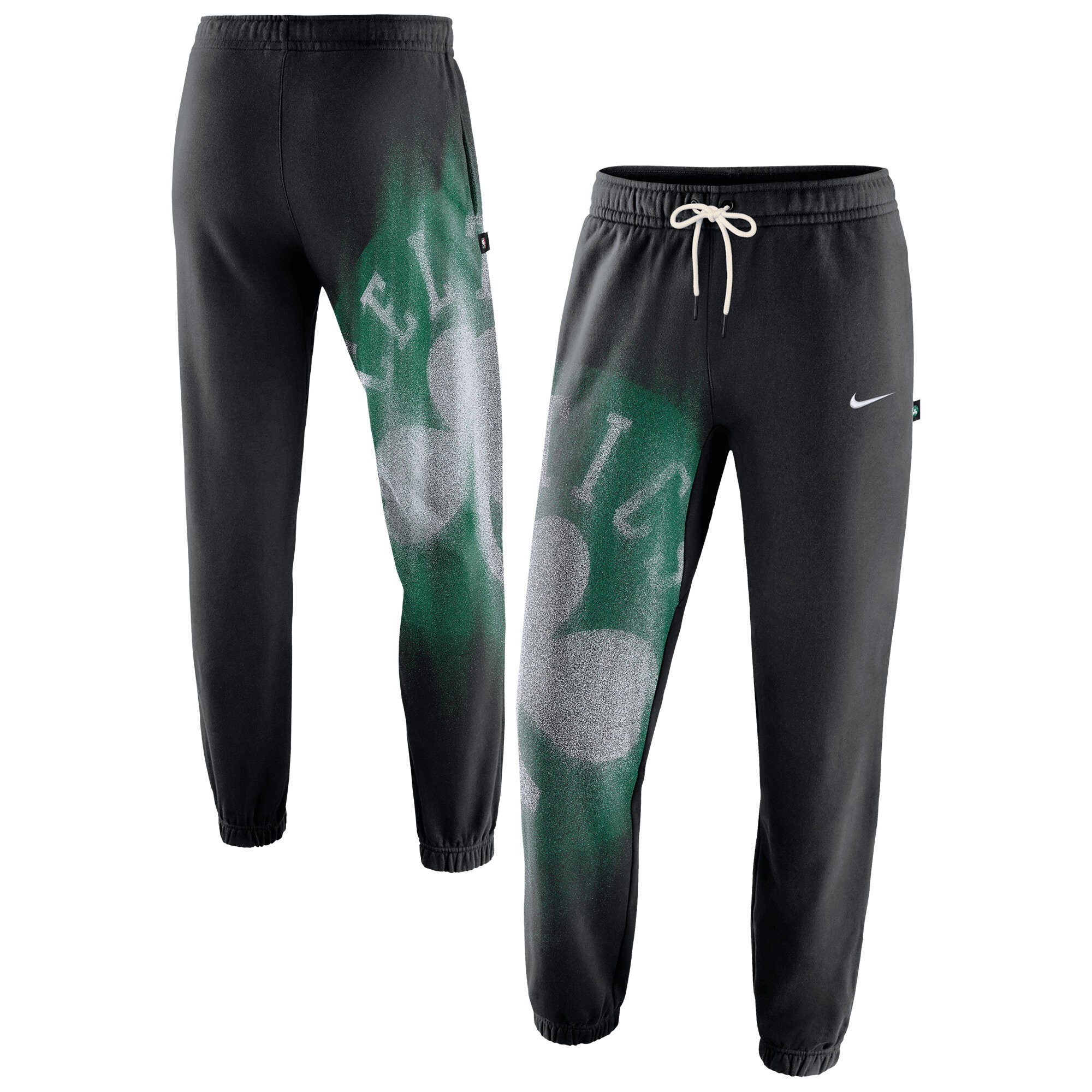 Boston Celtics Nike 2026 Standard Issue Practice Icon Fleece Tapered Pants - Mens, , rebel_hi-res
