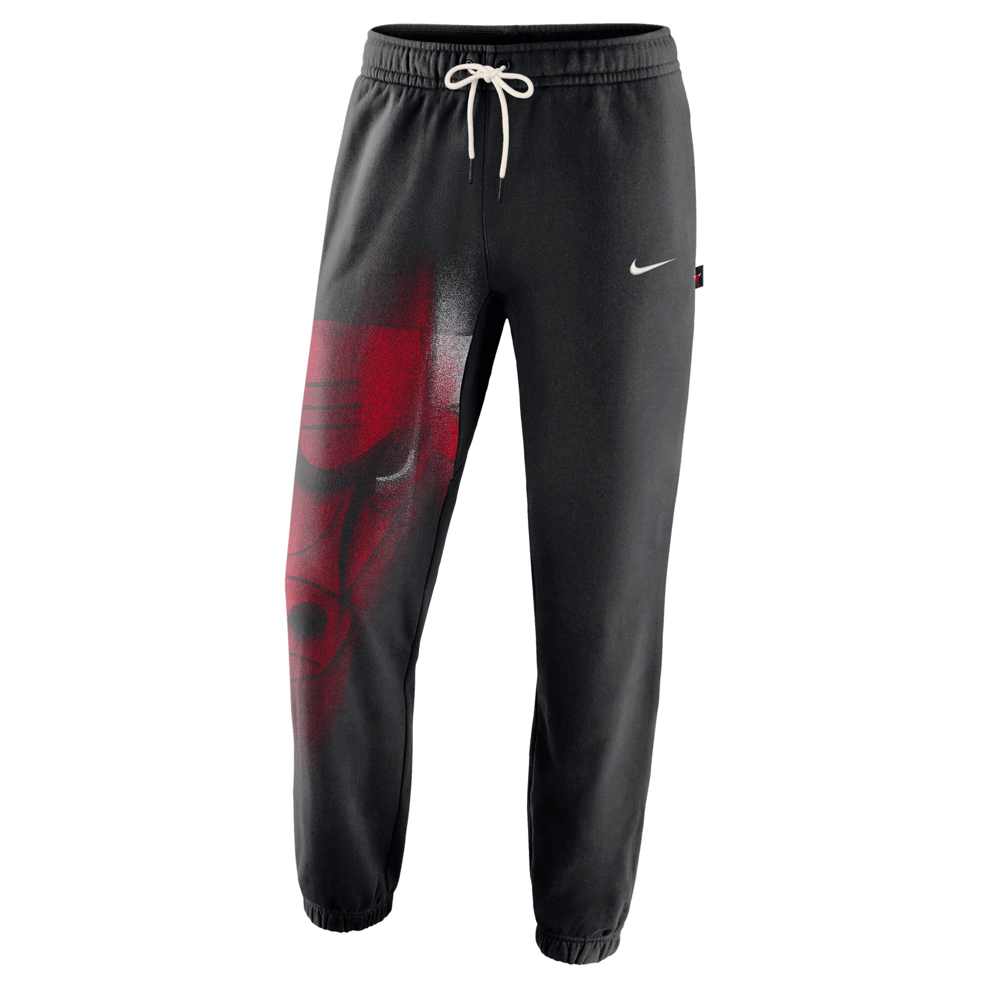Chicago Bulls Nike 2026 Standard Issue Practice Icon Fleece Tapered Pants - Mens, , rebel_hi-res