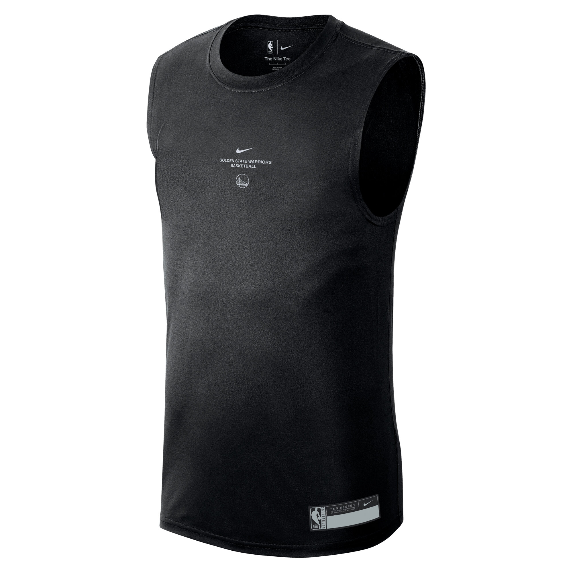 Golden State Warriors Nike 2026 Standard Issue Pregame Sleeveless Icon Tank - Mens, , rebel_hi-res