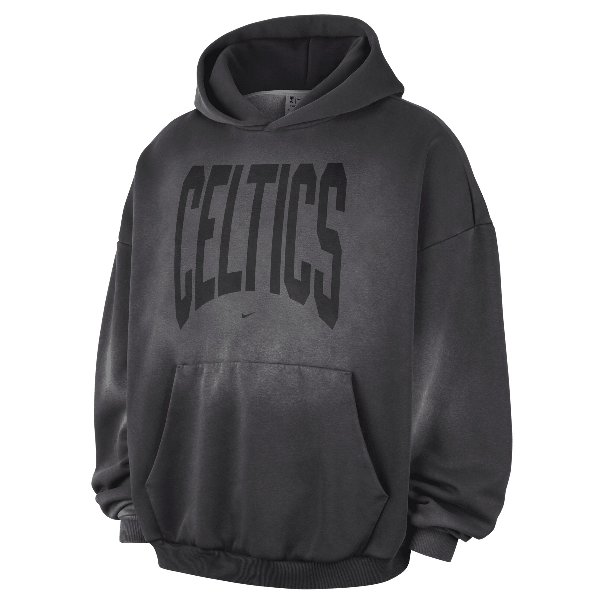 Boston Celtics Nike 2026 Standard Issue Travel Washed Fleece Pullover Hoodie - Mens, , rebel_hi-res