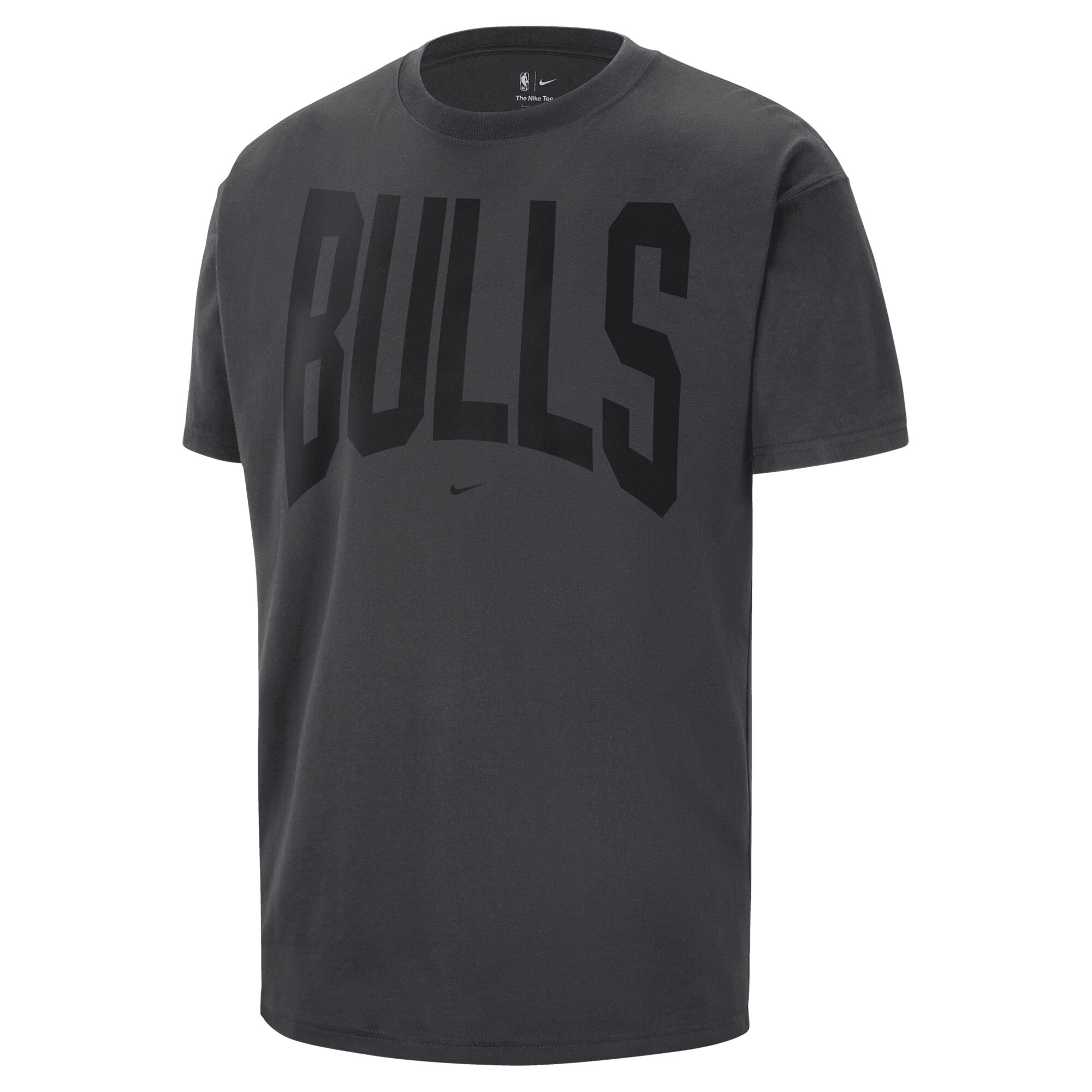 Chicago Bulls Nike Short Sleeve Wordmark Travel T-Shirt - Mens, , rebel_hi-res