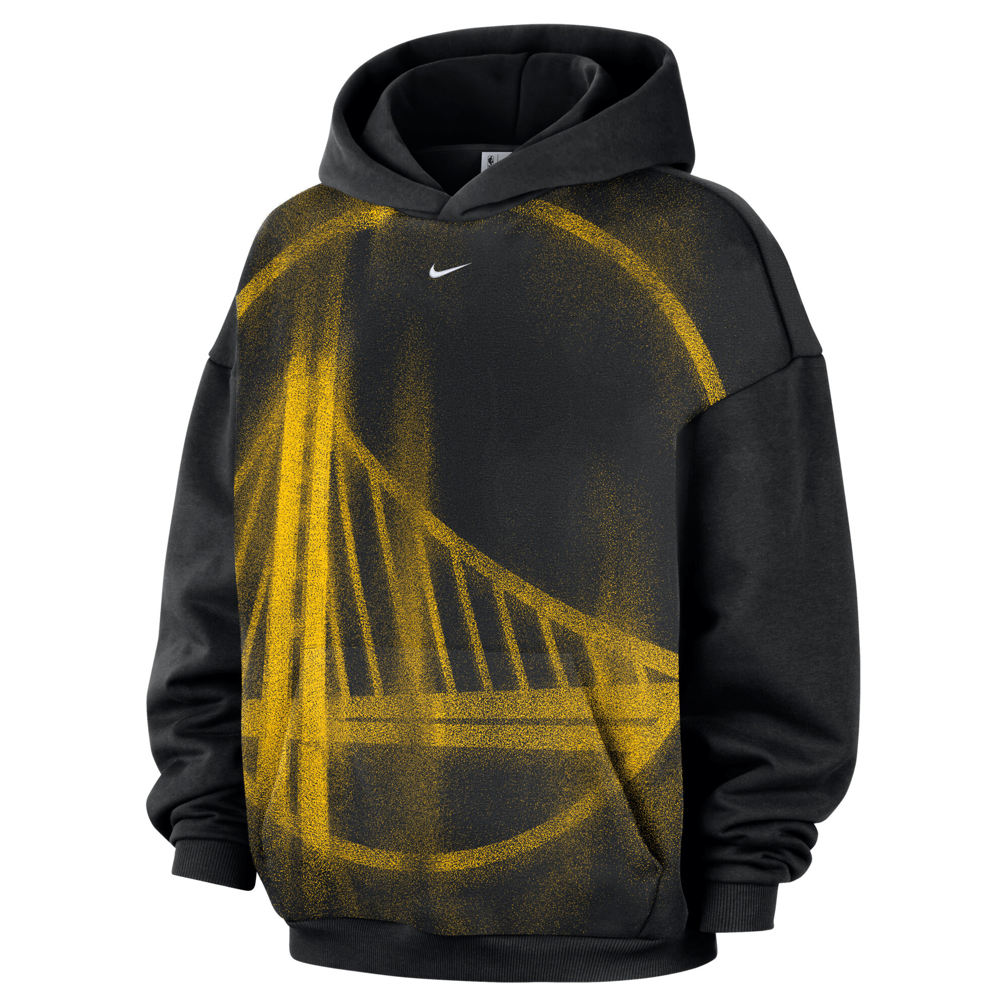 Golden State Warriors Nike 2026 Standard Issue Practice Icon Fleece Pullover Hoodie - Mens, , rebel_hi-res