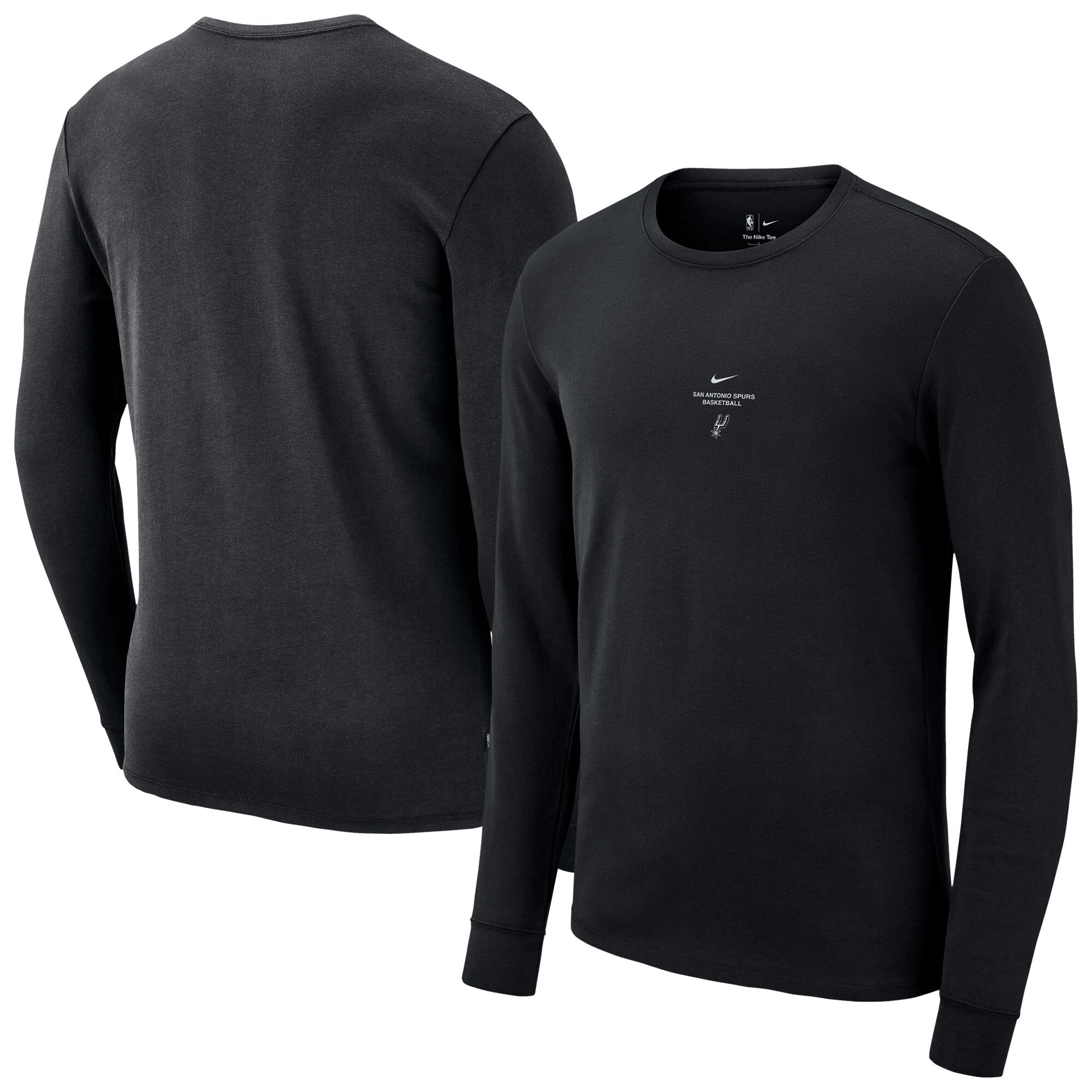 San Antonio Spurs Nike 2026 Standard Issue Practice Long Sleeve T-Shirt - Mens, , rebel_hi-res