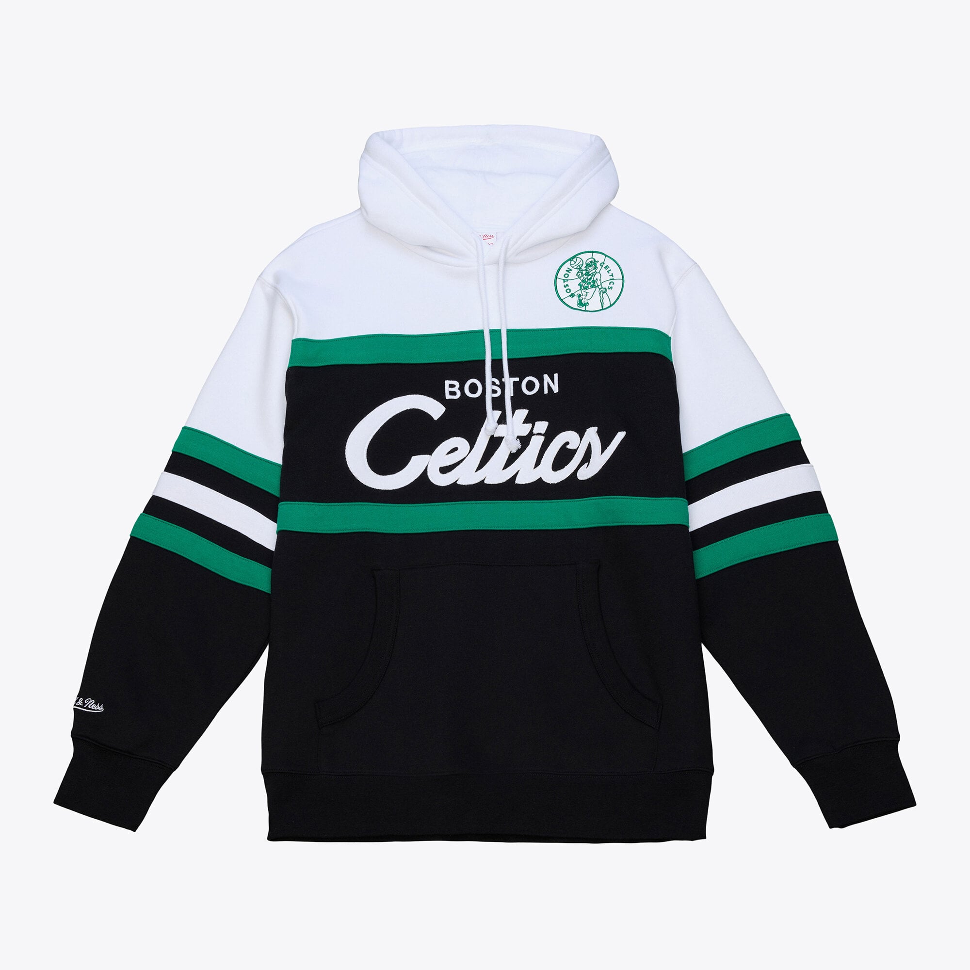 Boston Celtics Mitchell & Ness Head Coach Hoodie - Mens, , rebel_hi-res