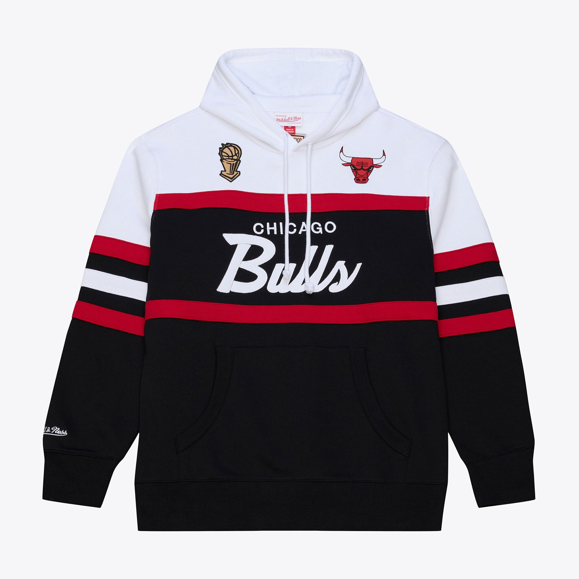 Chicago Bulls Mitchell & Ness Head Coach Hoodie - Mens, , rebel_hi-res