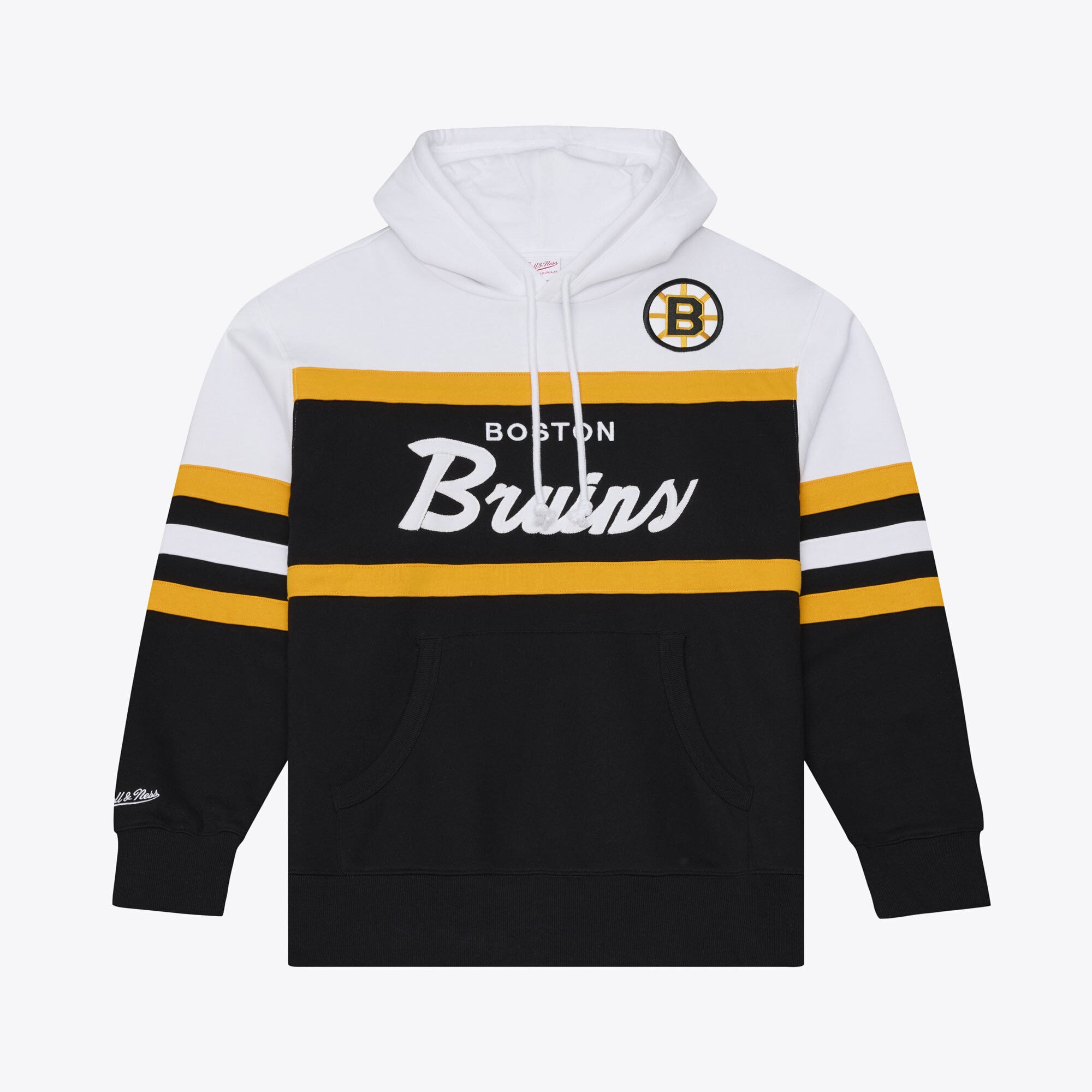 Boston Bruins Mitchell & Ness Head Coach Hoodie - Mens, , rebel_hi-res