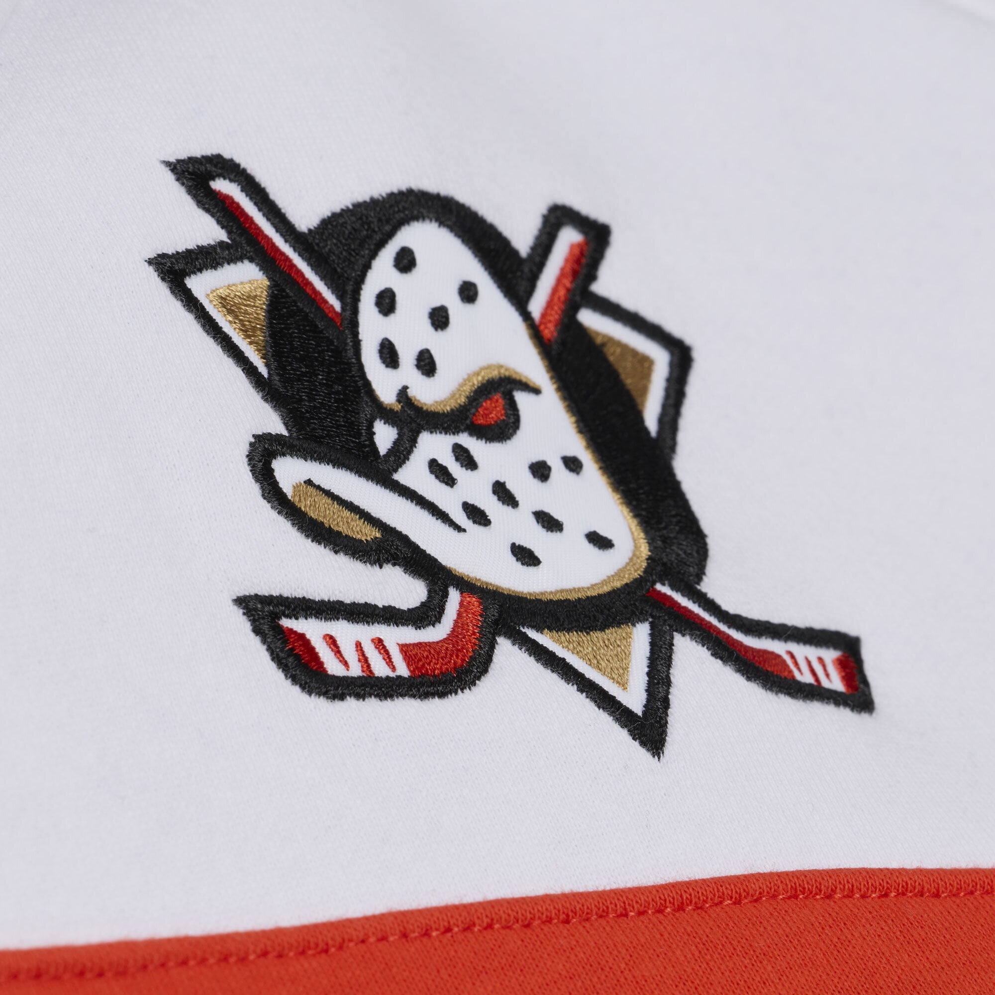 Anaheim Ducks Mitchell & Ness Head Coach Hoodie - Mens, , rebel_hi-res