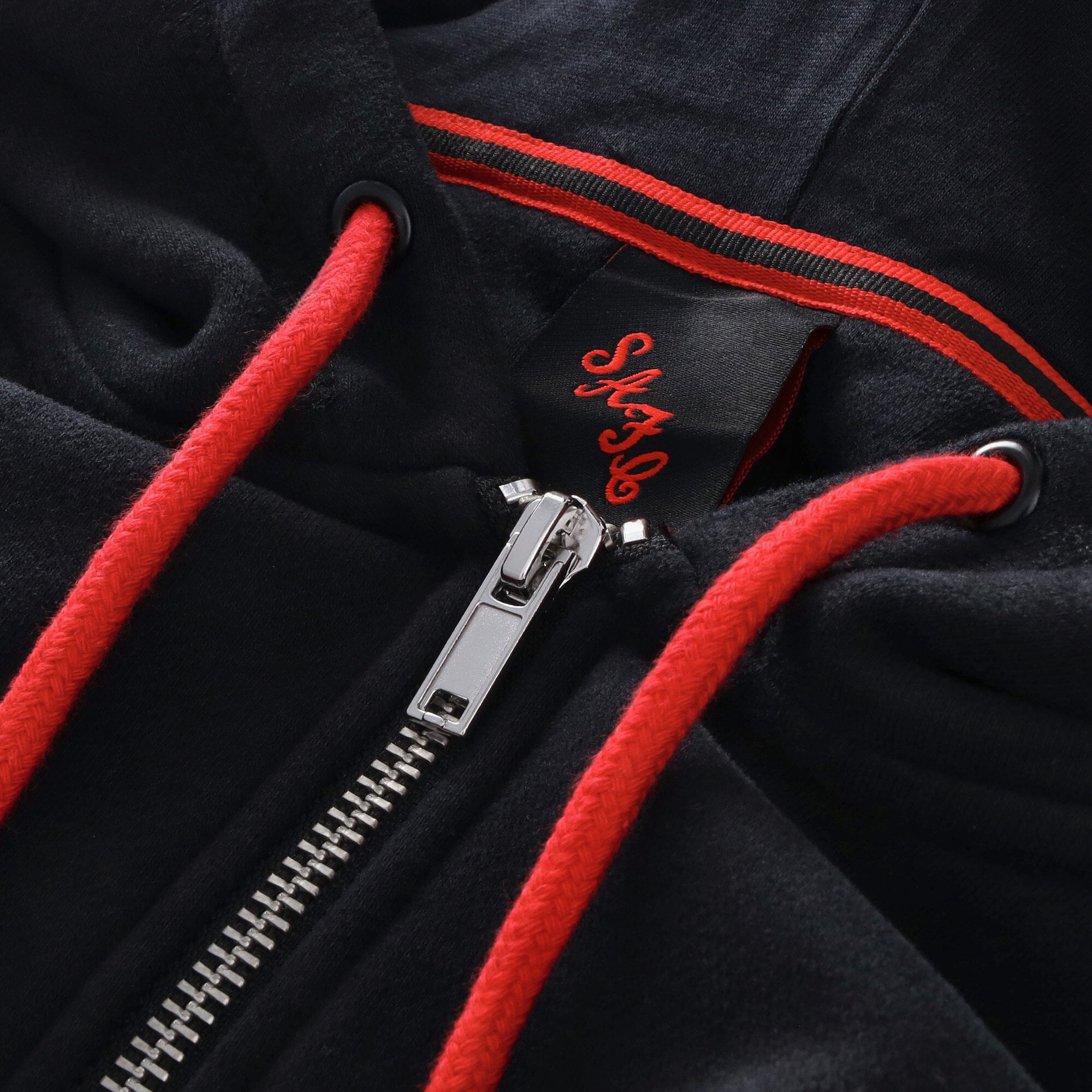 Sunderland Essentials Full Zip Hoodie - Black - Mens, , rebel_hi-res