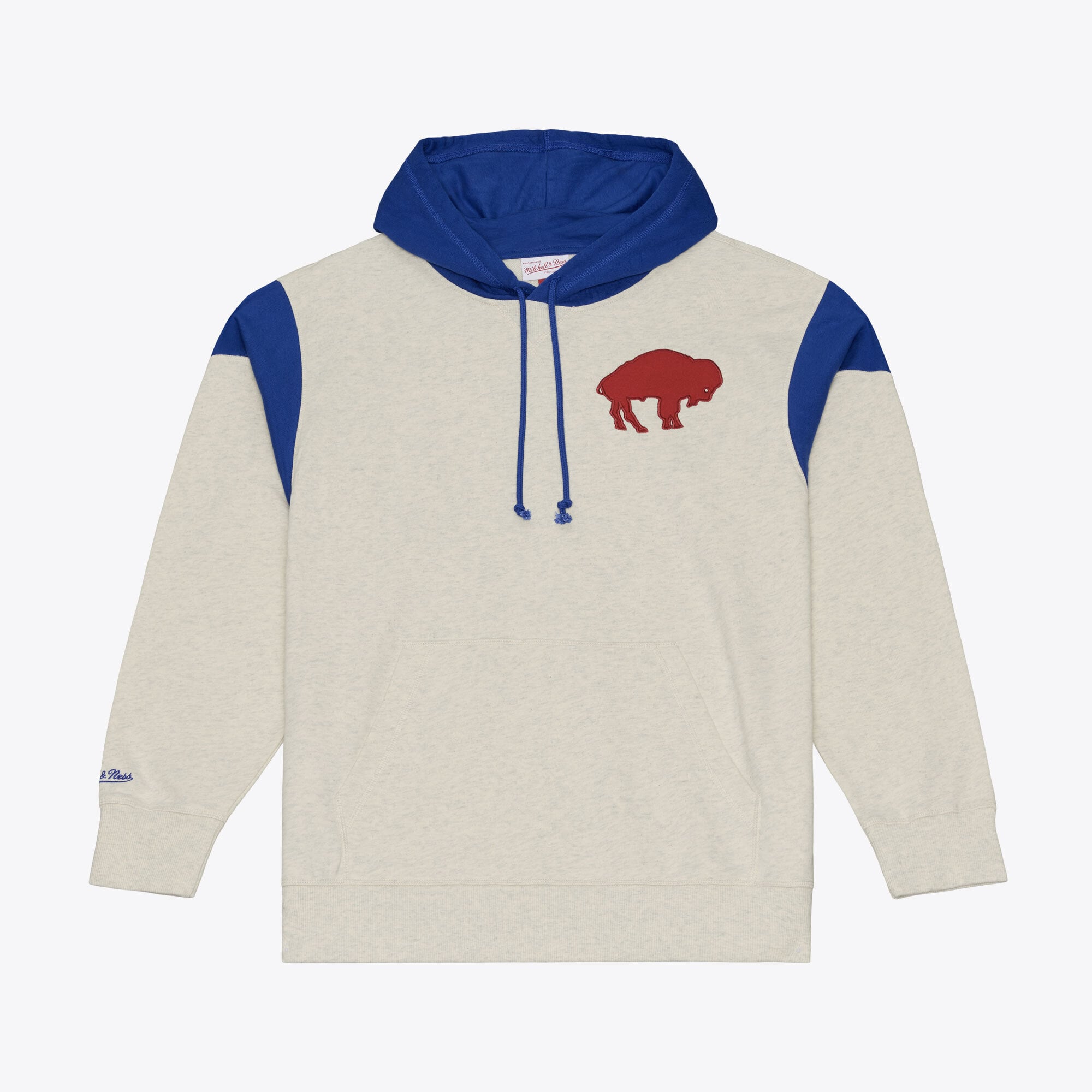 Buffalo Bills NFL Mitchell & Ness Vintage Retro Roots Hoodie - Mens