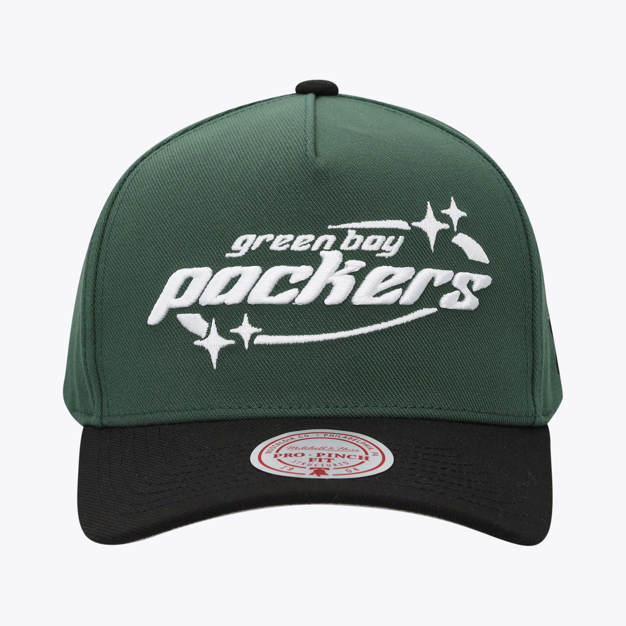 Green Bay Packers NFL Mitchell & Ness 404 Club Stars Snapback, , rebel_hi-res