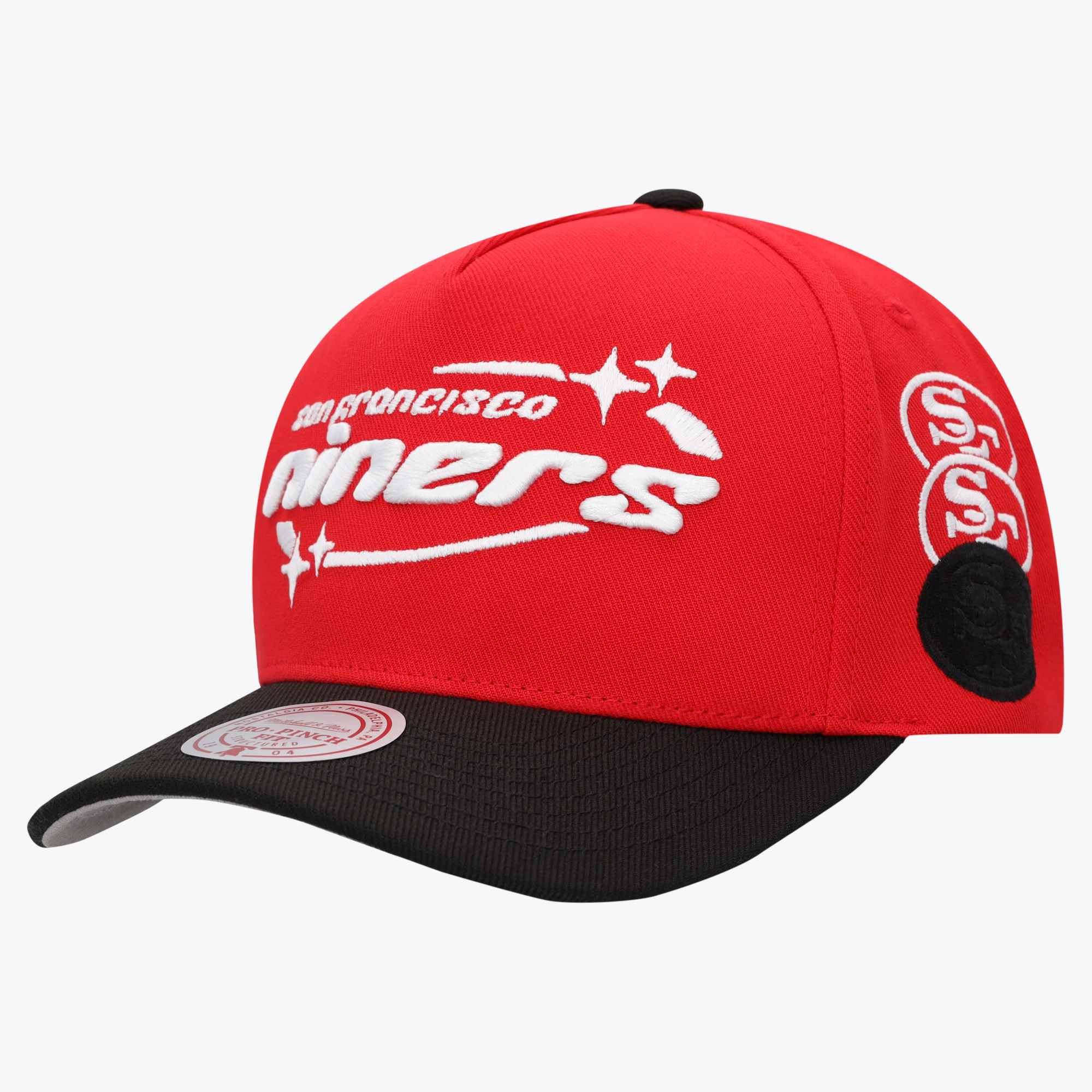 San Francisco 49ers NFL Mitchell & Ness 404 Club Stars Snapback, , rebel_hi-res